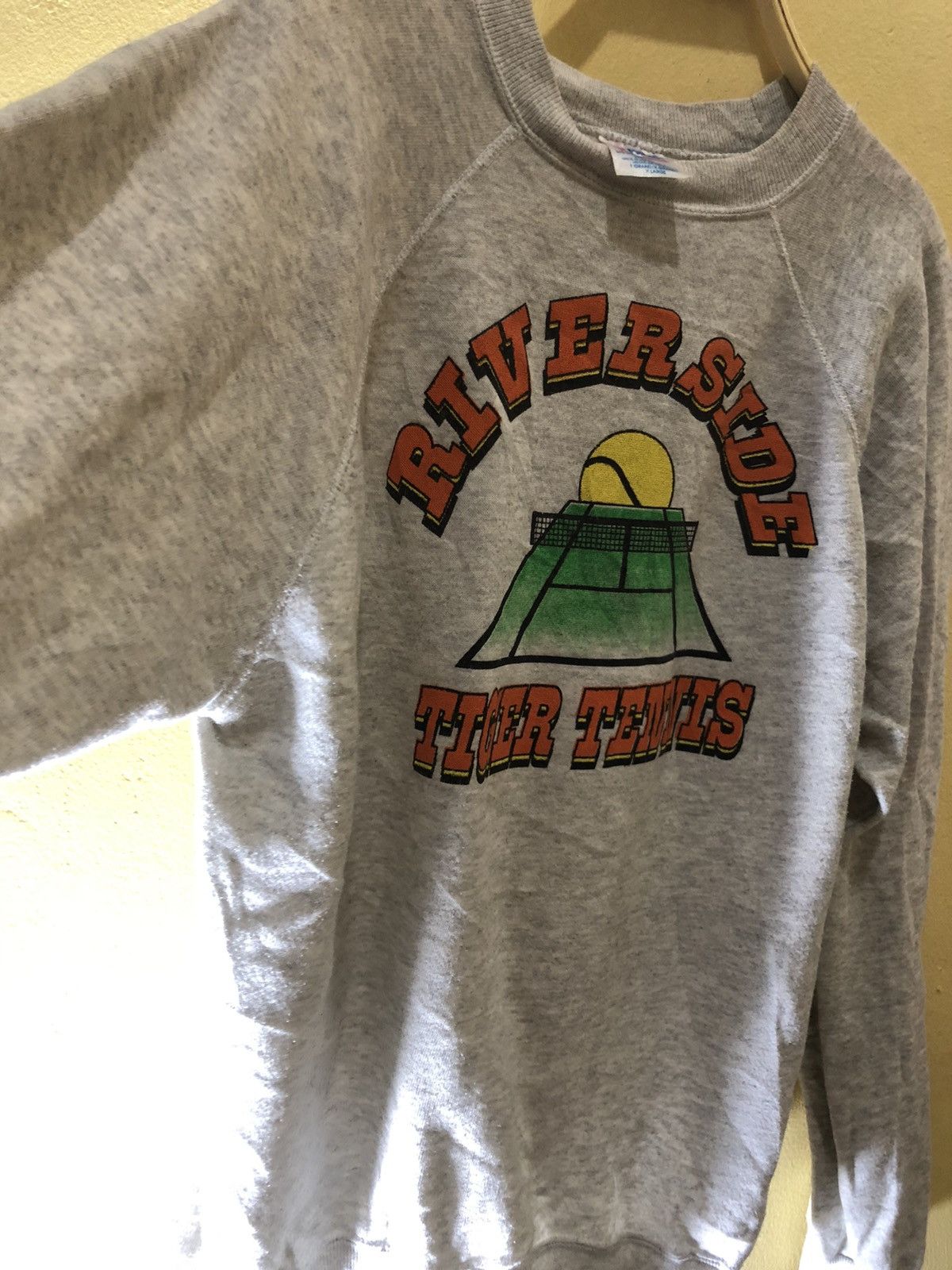 Vintage VINTAGE RIVERSIDE TIGER TENNIS SWEATSHIRT Size US L / EU 52-54 / 3 - 3 Thumbnail