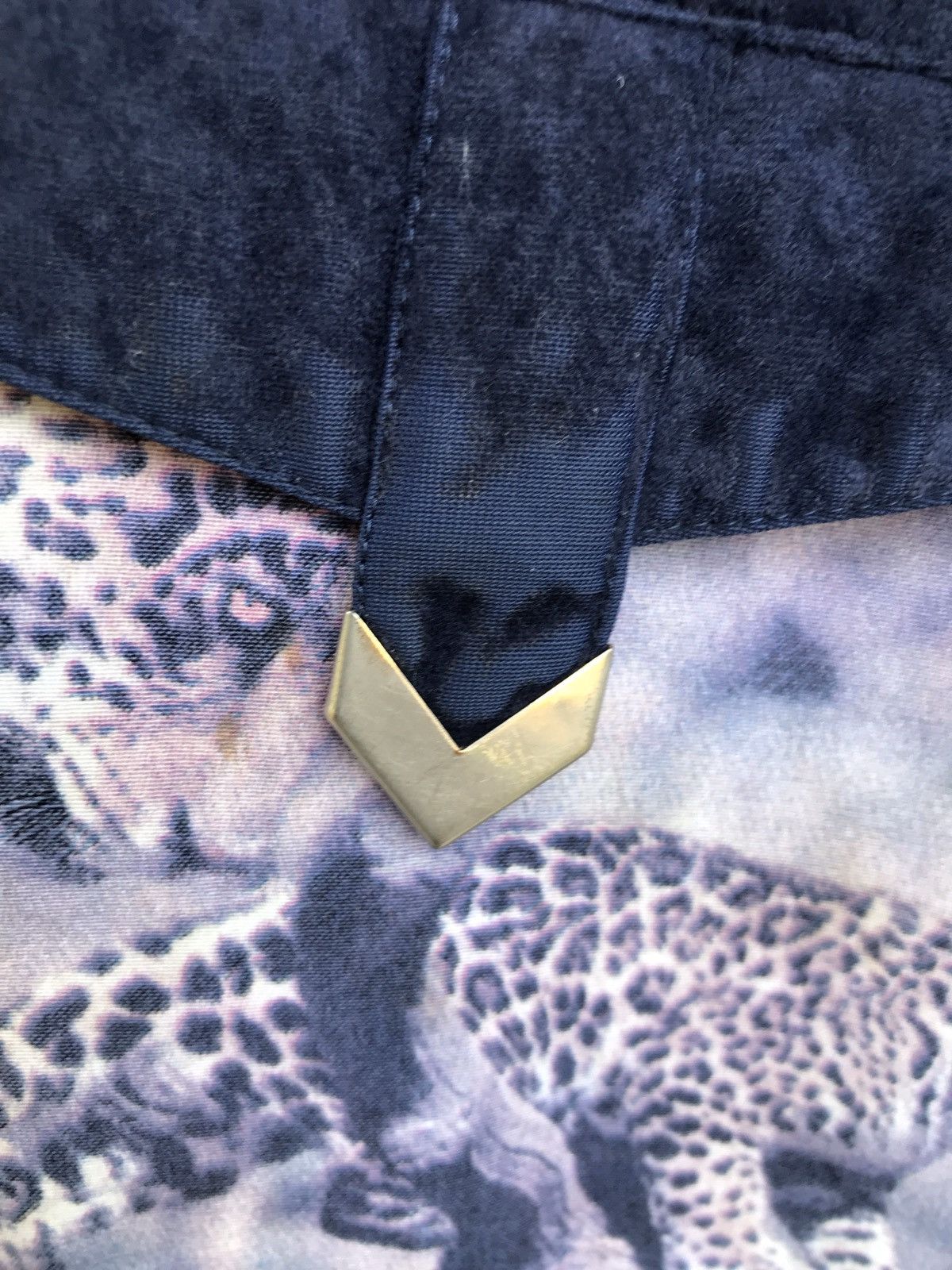 Japanese Brand Japanese Brand Dazur Velvet Safari Animal Print Shirt Size US S / EU 44-46 / 1 - 5 Thumbnail