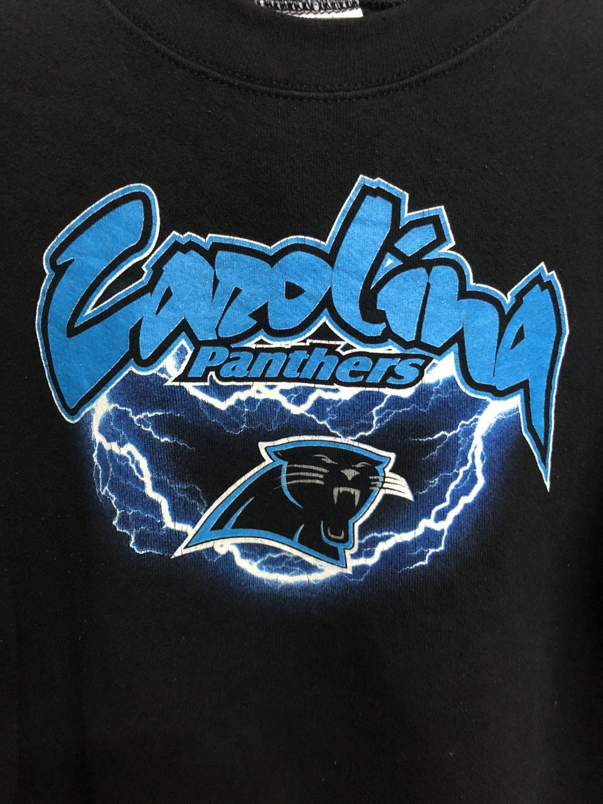 Logo Athletic × NFL × Vintage VINTAGE PANTHERS CAROLINA NFL TEAM SWEATSHIRT SIZE XL Size US XL / EU 56 / 4 - 5 Thumbnail