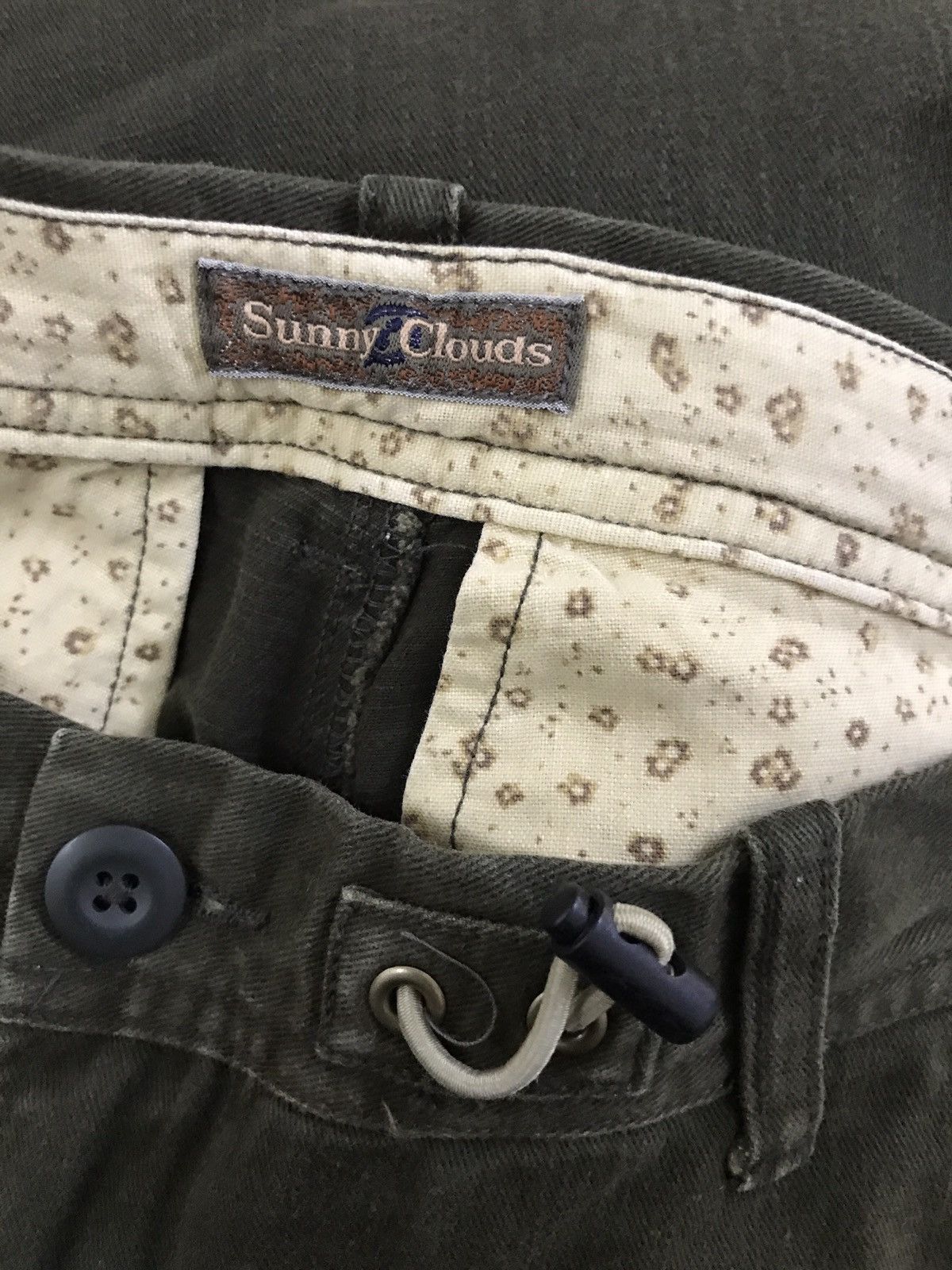 Japanese Brand Japanese Brand Sunny Clouds Green Parachute Tactical Pants Size US 28 / EU 44 - 7 Thumbnail