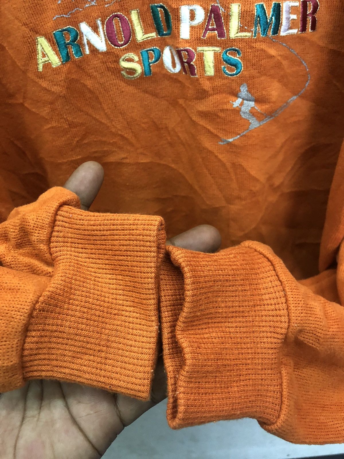 Japanese Brand × Vintage Vtg ARNOLD PALMER SPORTS Sweatshirt with embroidery logo Size US L / EU 52-54 / 3 - 7 Thumbnail
