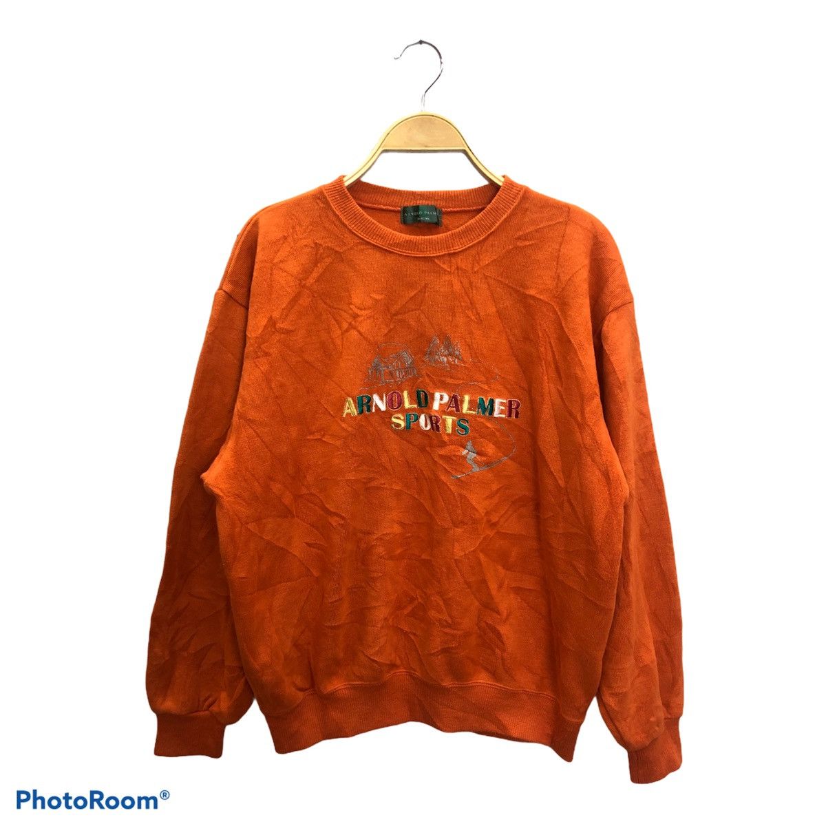 Japanese Brand × Vintage Vtg ARNOLD PALMER SPORTS Sweatshirt with embroidery logo Size US L / EU 52-54 / 3 - 1 Thumbnail