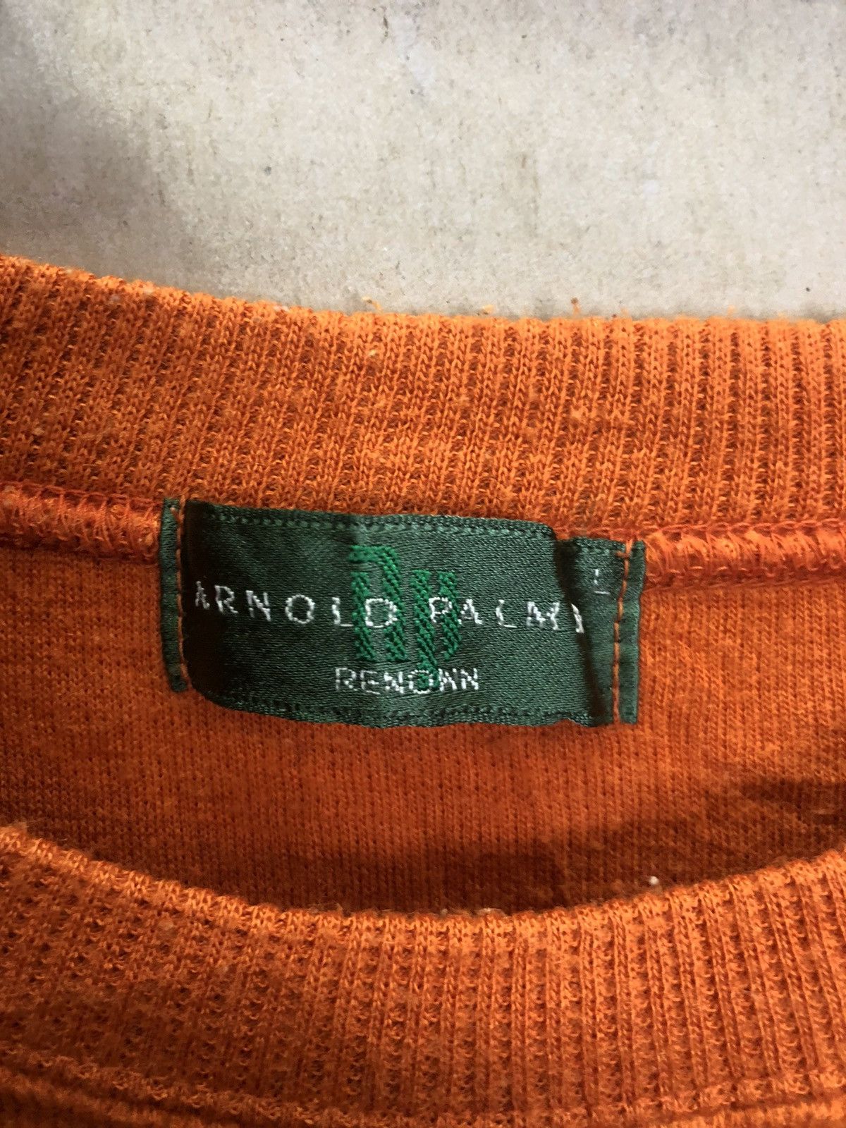 Japanese Brand × Vintage Vtg ARNOLD PALMER SPORTS Sweatshirt with embroidery logo Size US L / EU 52-54 / 3 - 6 Thumbnail