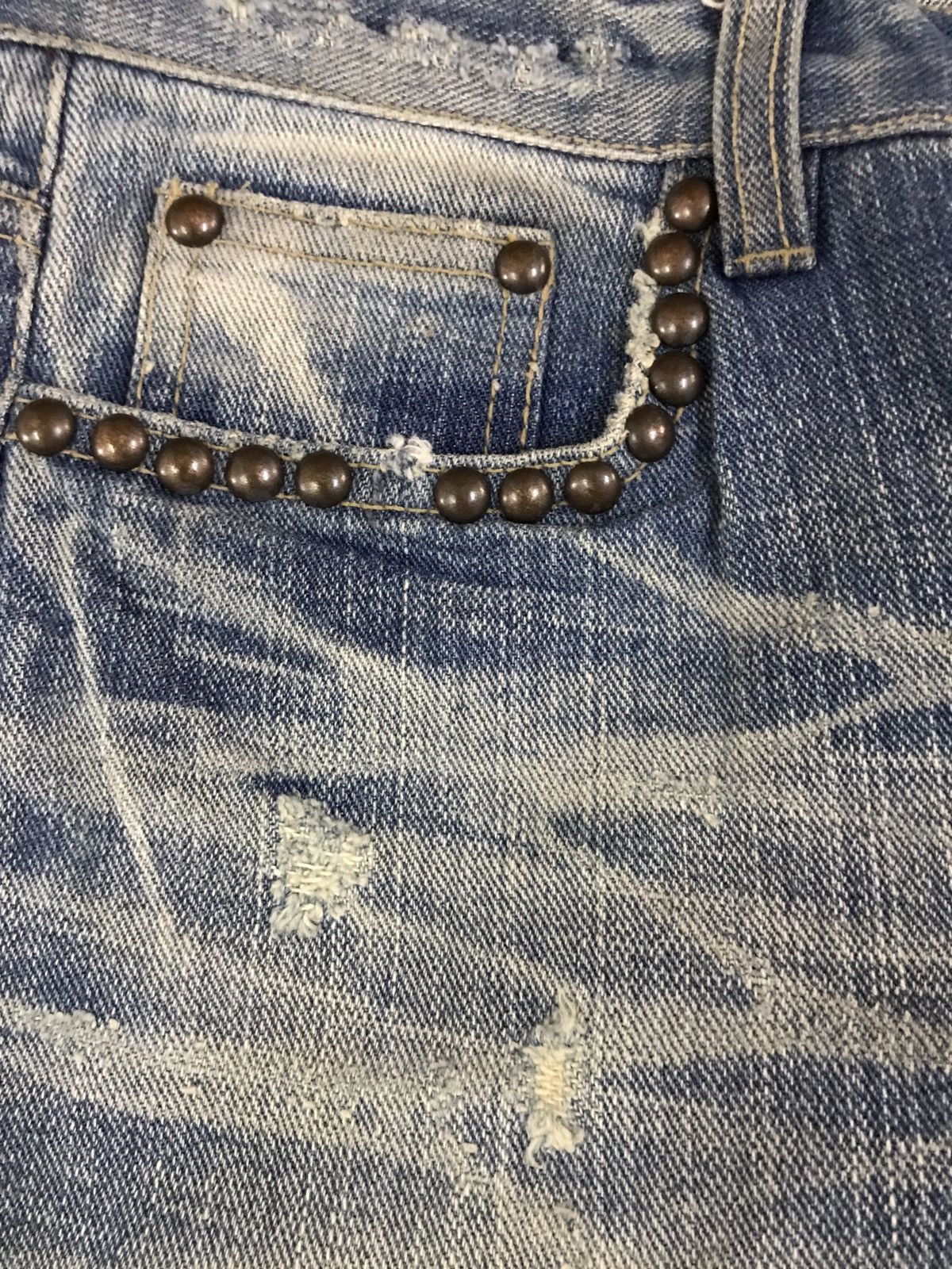 Devilock Devilock Japan Distressed Patches Logo Jeans Size US 31 - 9 Thumbnail