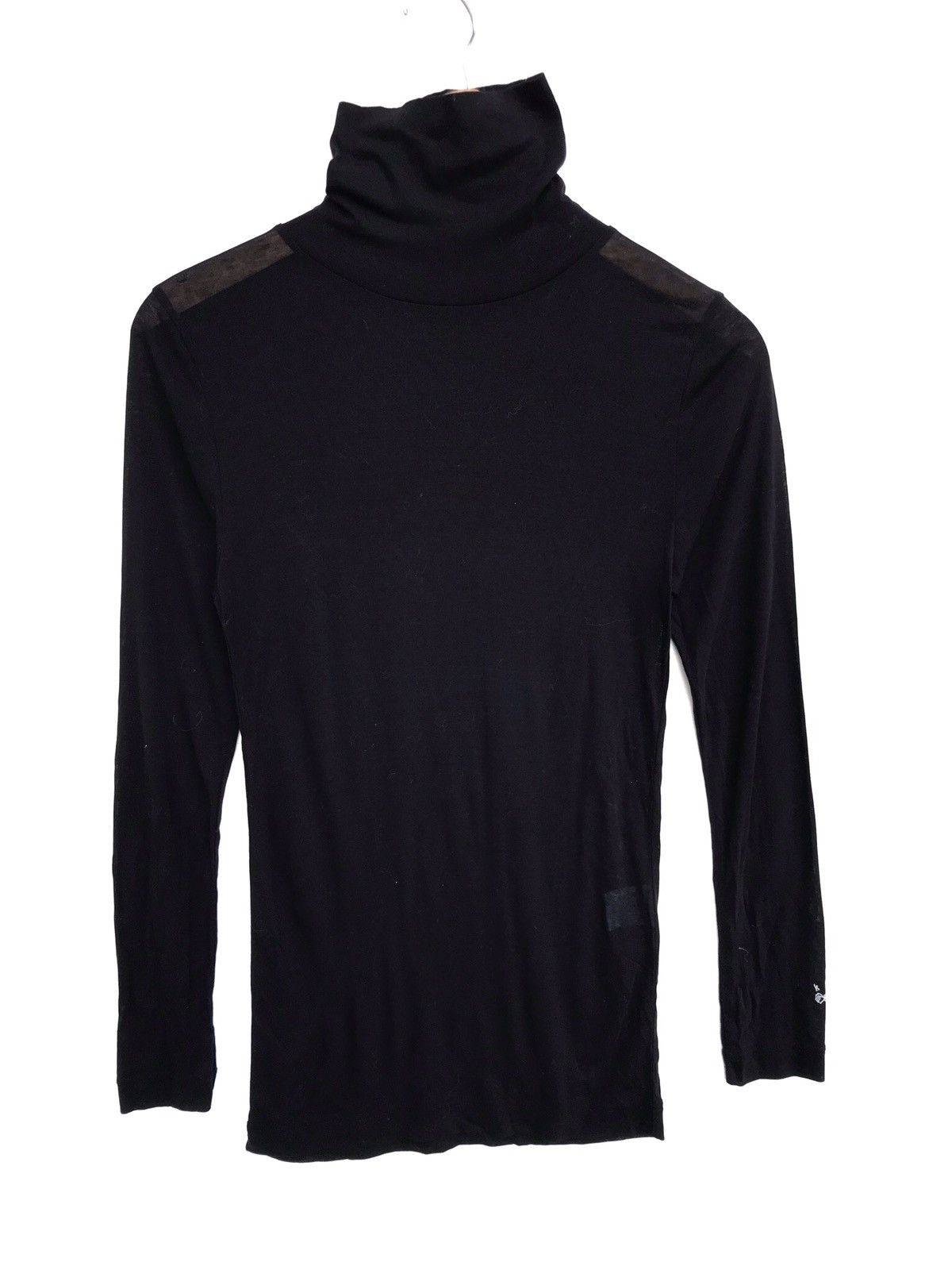 Japanese Brand Japanese Designer Kei Hayama Plus Black LS Turtleneck Size US XS / EU 42 / 0 - 1 Thumbnail