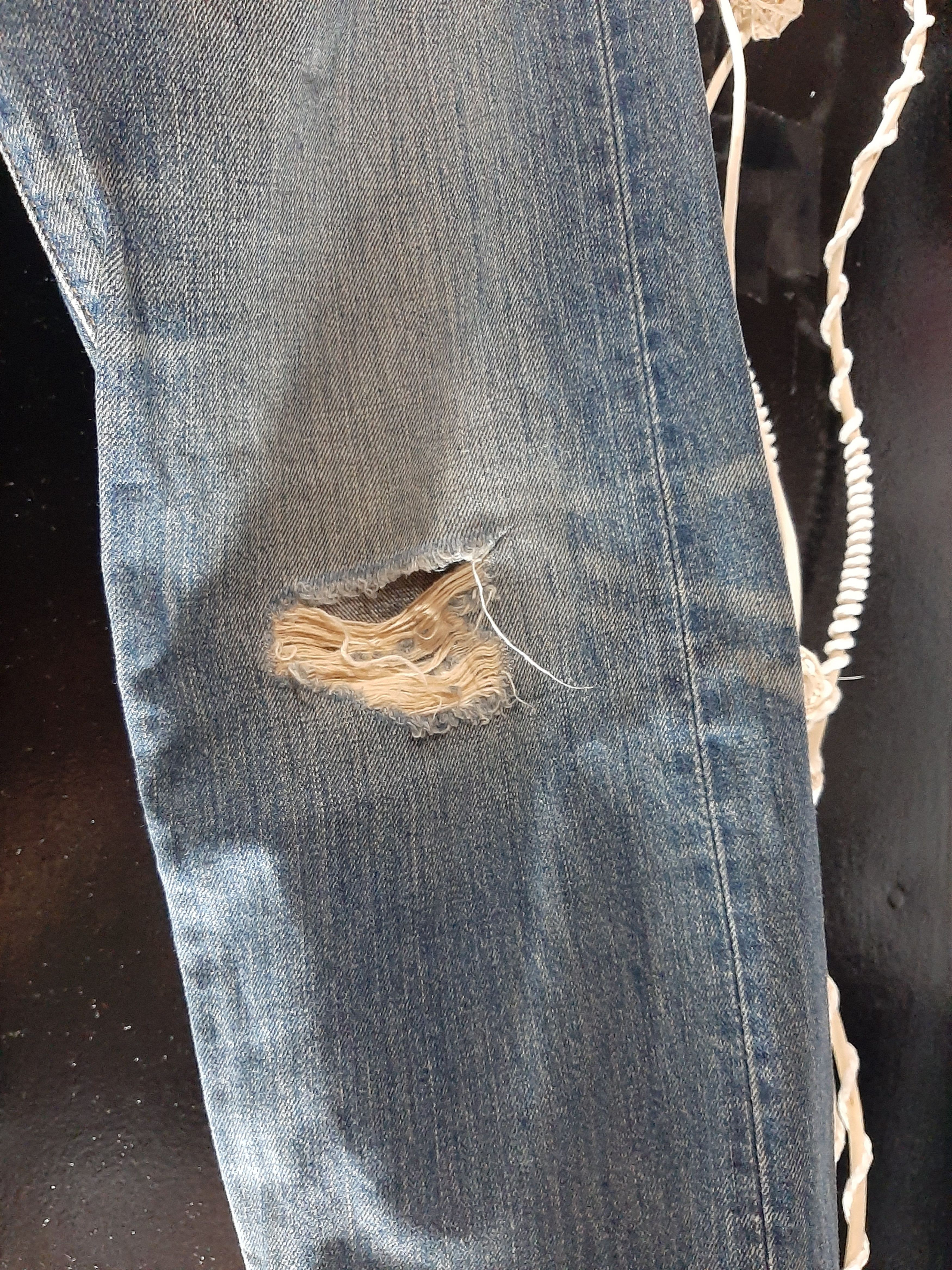 Levi's × Vintage VINTAGE 90s LEVI'S 501 DISTRESSED DENIM NICE STYLE Size US 30 / EU 46 - 9 Thumbnail