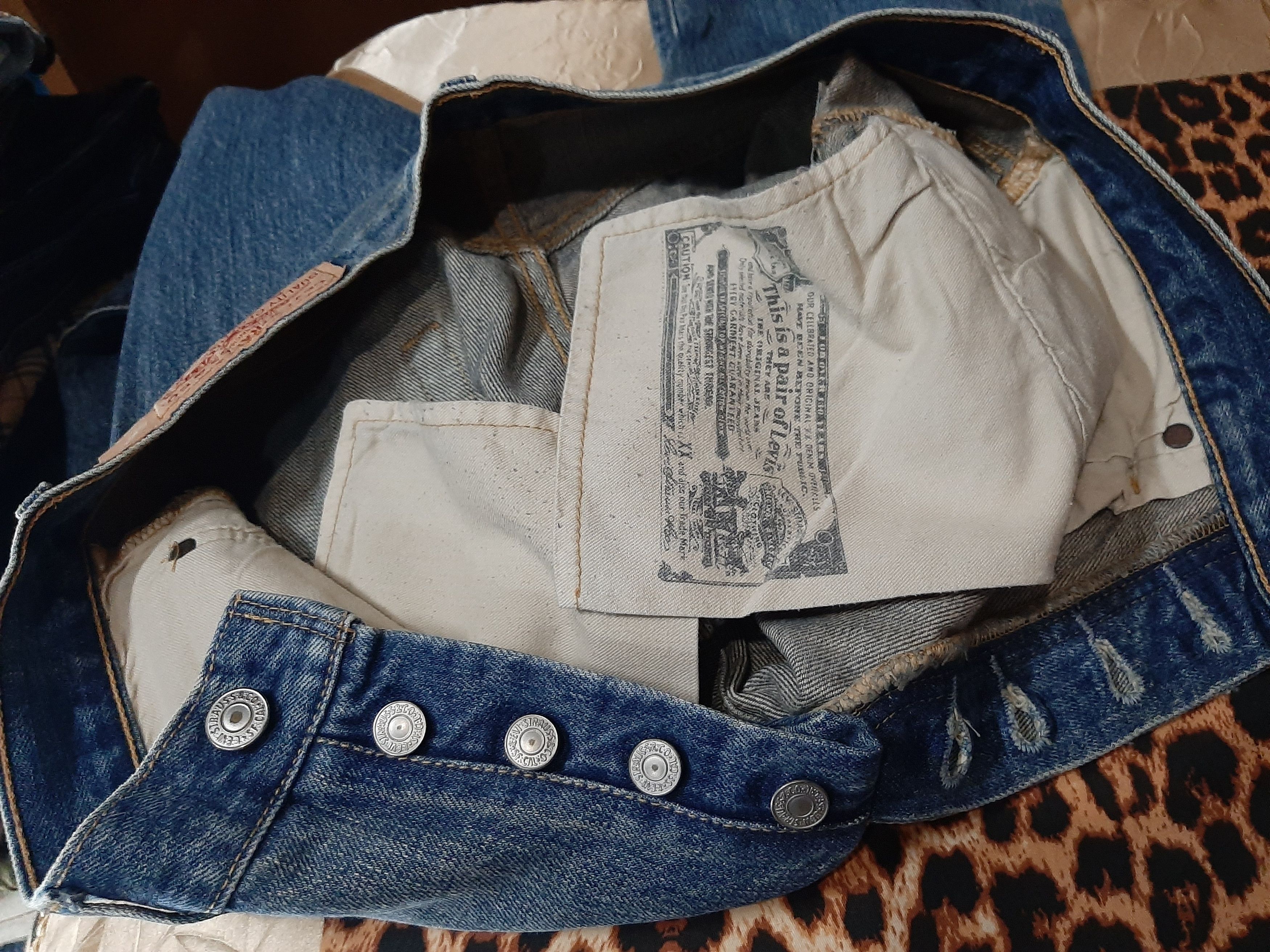 Levi's × Vintage VINTAGE 90s LEVI'S 501 DISTRESSED DENIM NICE STYLE Size US 30 / EU 46 - 14 Thumbnail