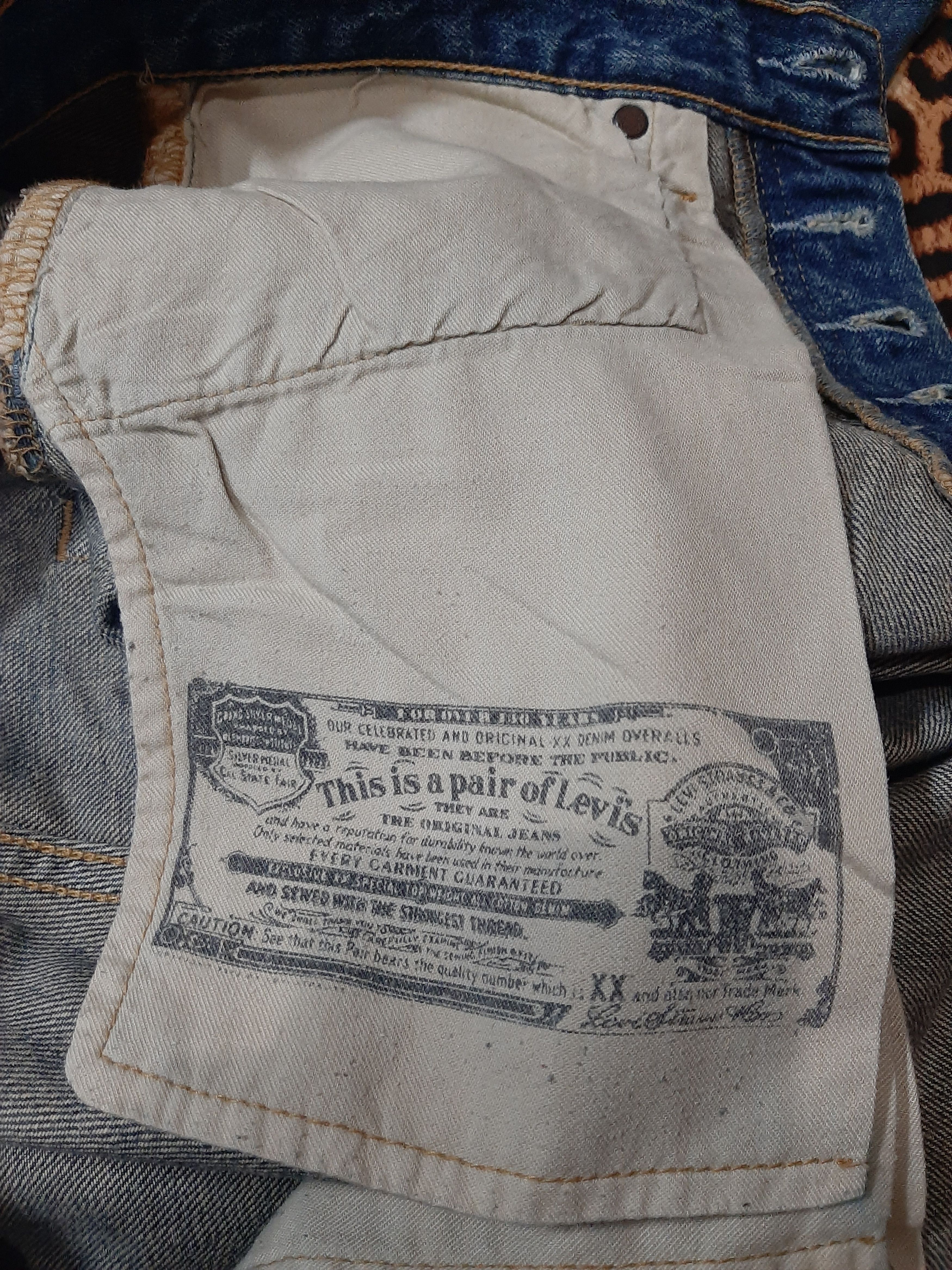 Levi's × Vintage VINTAGE 90s LEVI'S 501 DISTRESSED DENIM NICE STYLE Size US 30 / EU 46 - 15 Thumbnail