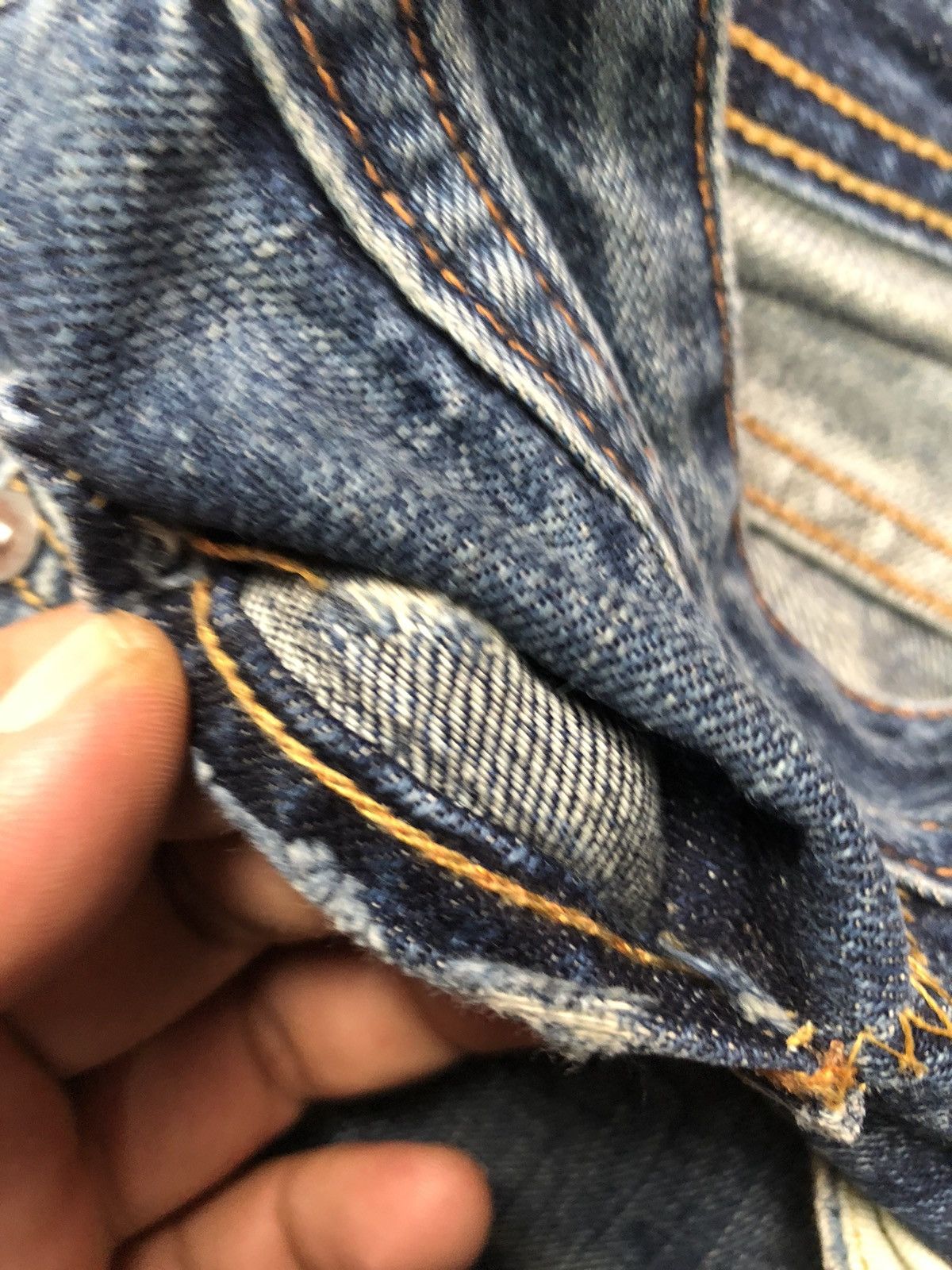 AG Adriano Goldschmied × Designer ADRIANO GOLDSCHMIED DISSTRESSED BLUE WASH DENIM Size US 32 / EU 48 - 6 Thumbnail