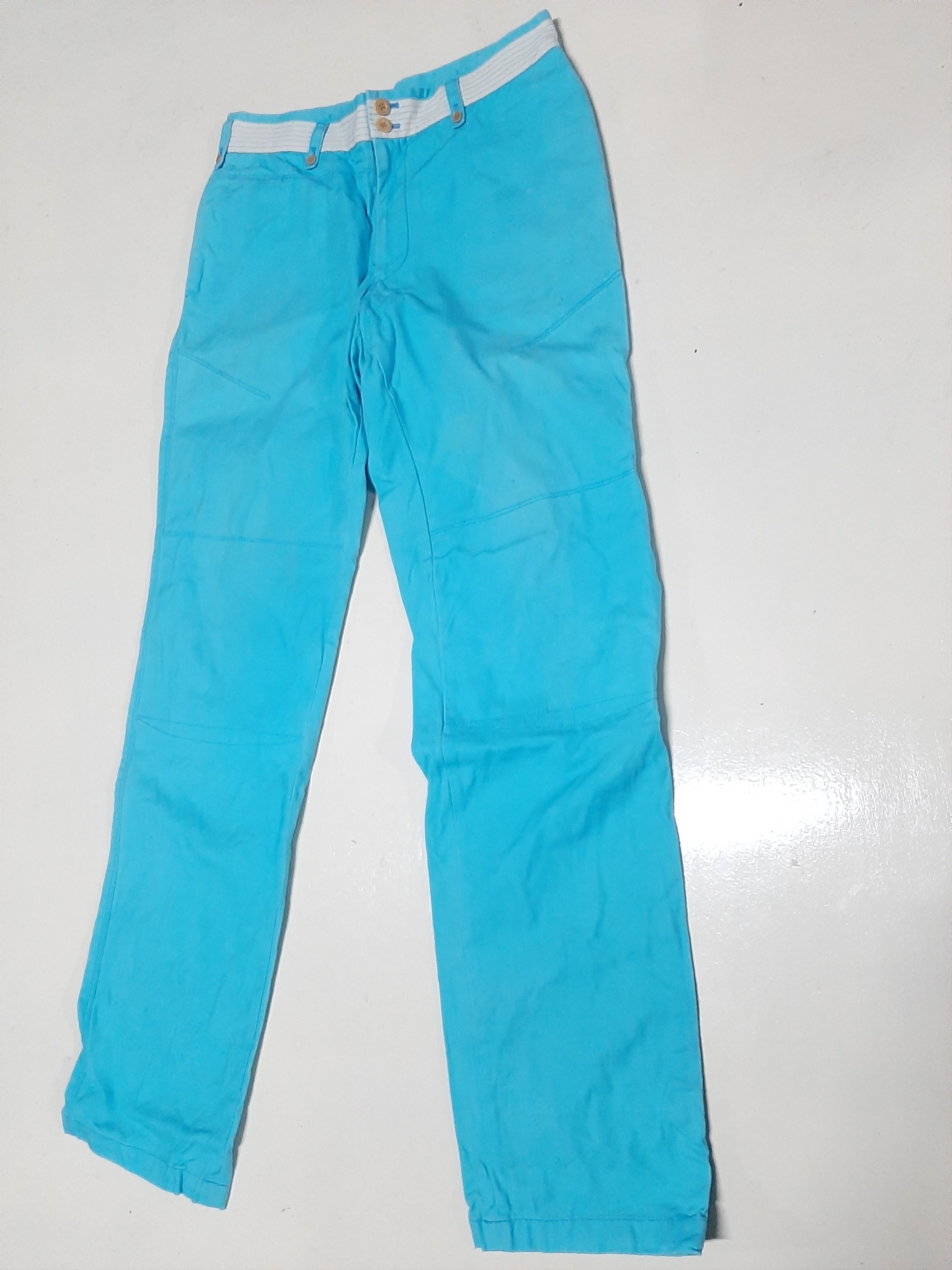 Designer × Paul Smith × Vintage VINTAGE PAUL SMITH COLLECTION BLUE PANTS Size US 30 / EU 46 - 4 Thumbnail