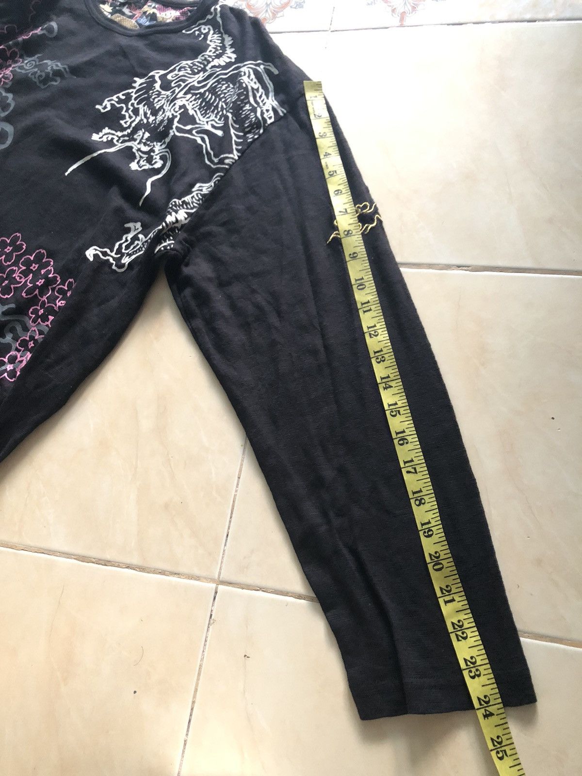 Japanese Brand × Vintage VINTAGE ANTI-PRODUCE BIG DRAGON YAKUZA GANG SUKAJAN SHIRT Size US XL / EU 56 / 4 - 11 Thumbnail