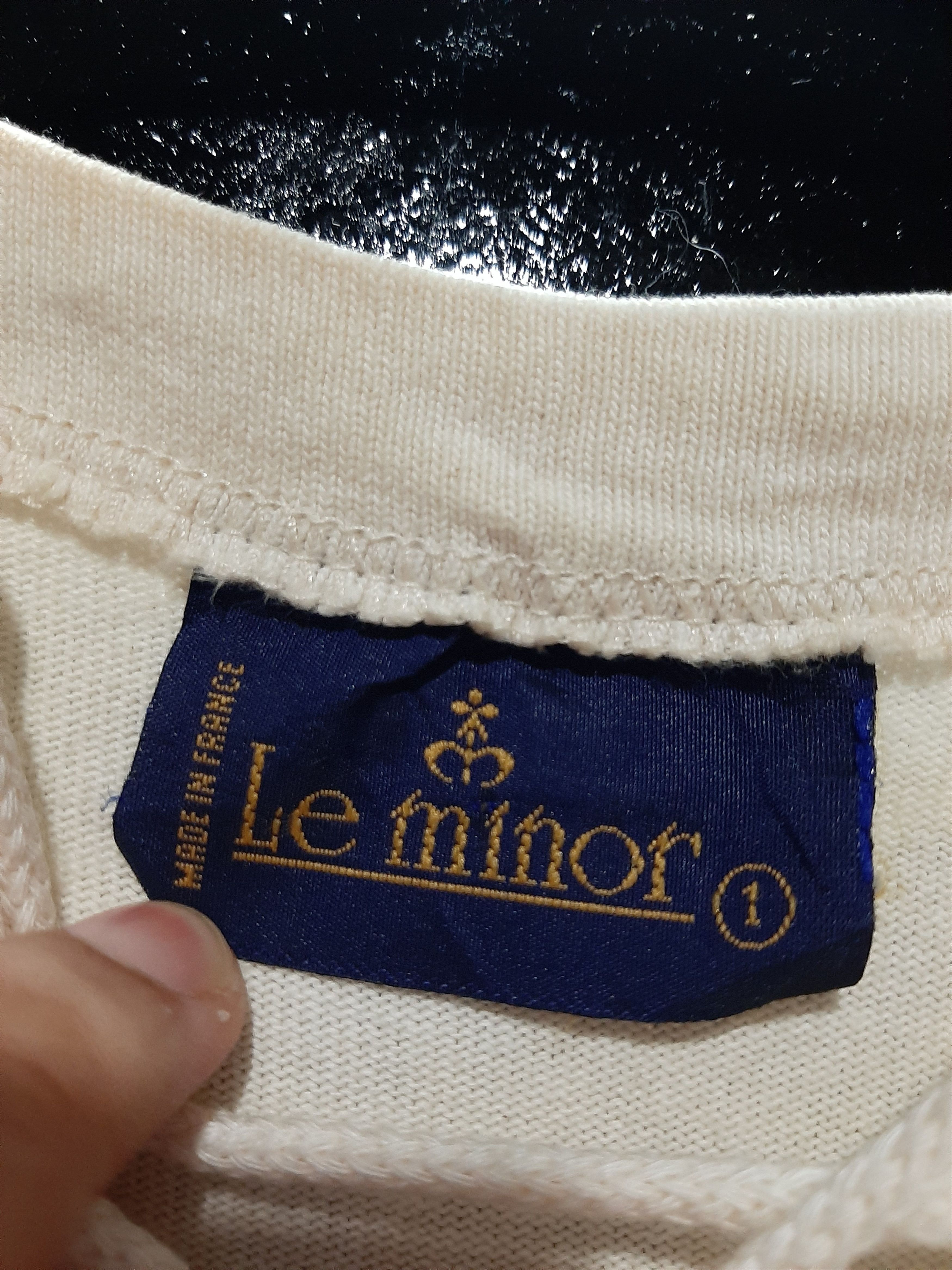 Designer × Vintage VINTAGE CLASSIC STYLE LE MINOR MADE IN FRANCE 🇫🇷 LONG SLEEVE Size US S / EU 44-46 / 1 - 4 Thumbnail