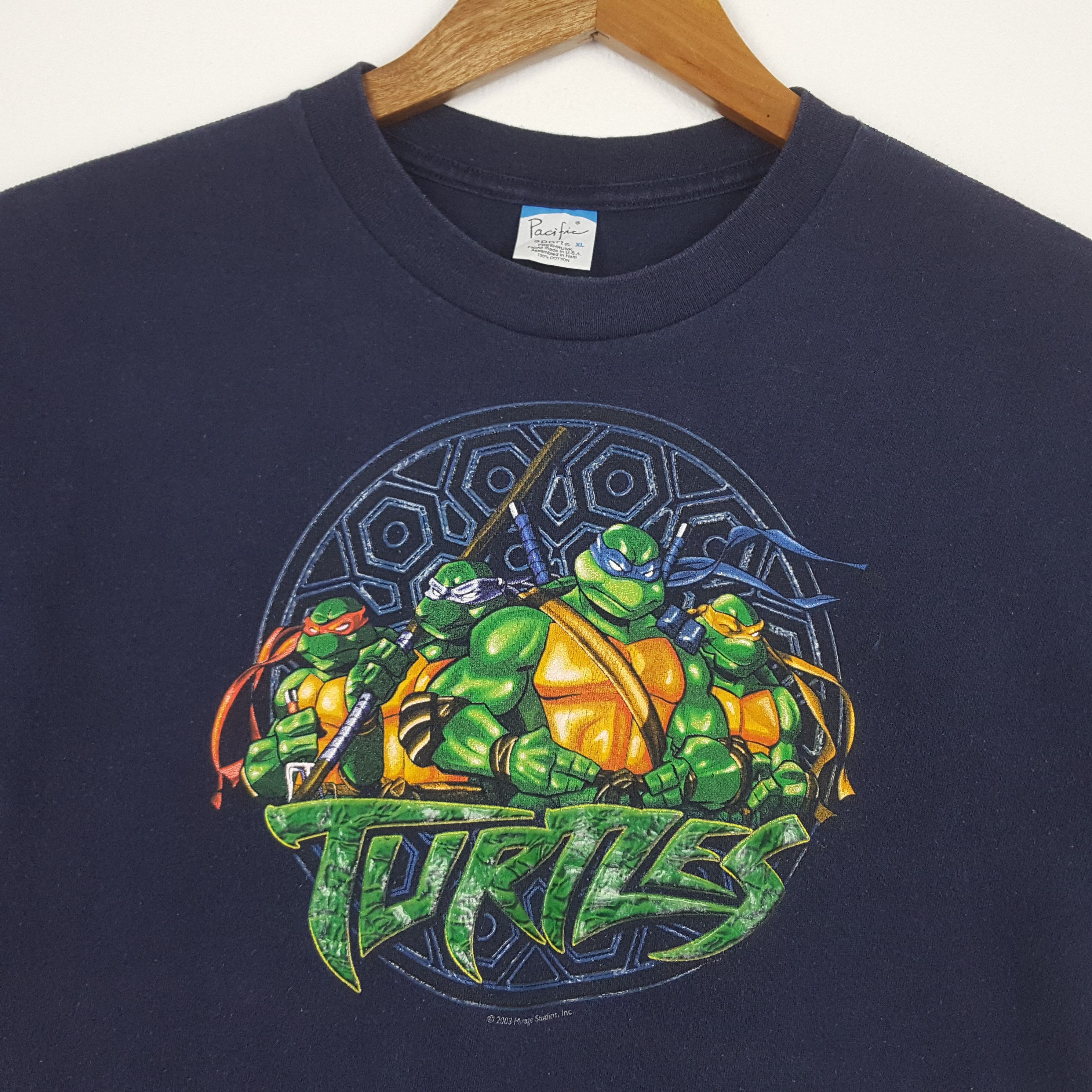 Vintage Vintage Teenage Mutant Ninja Turtles Movie T-shirt Size US M / EU 48-50 / 2 - 4 Thumbnail