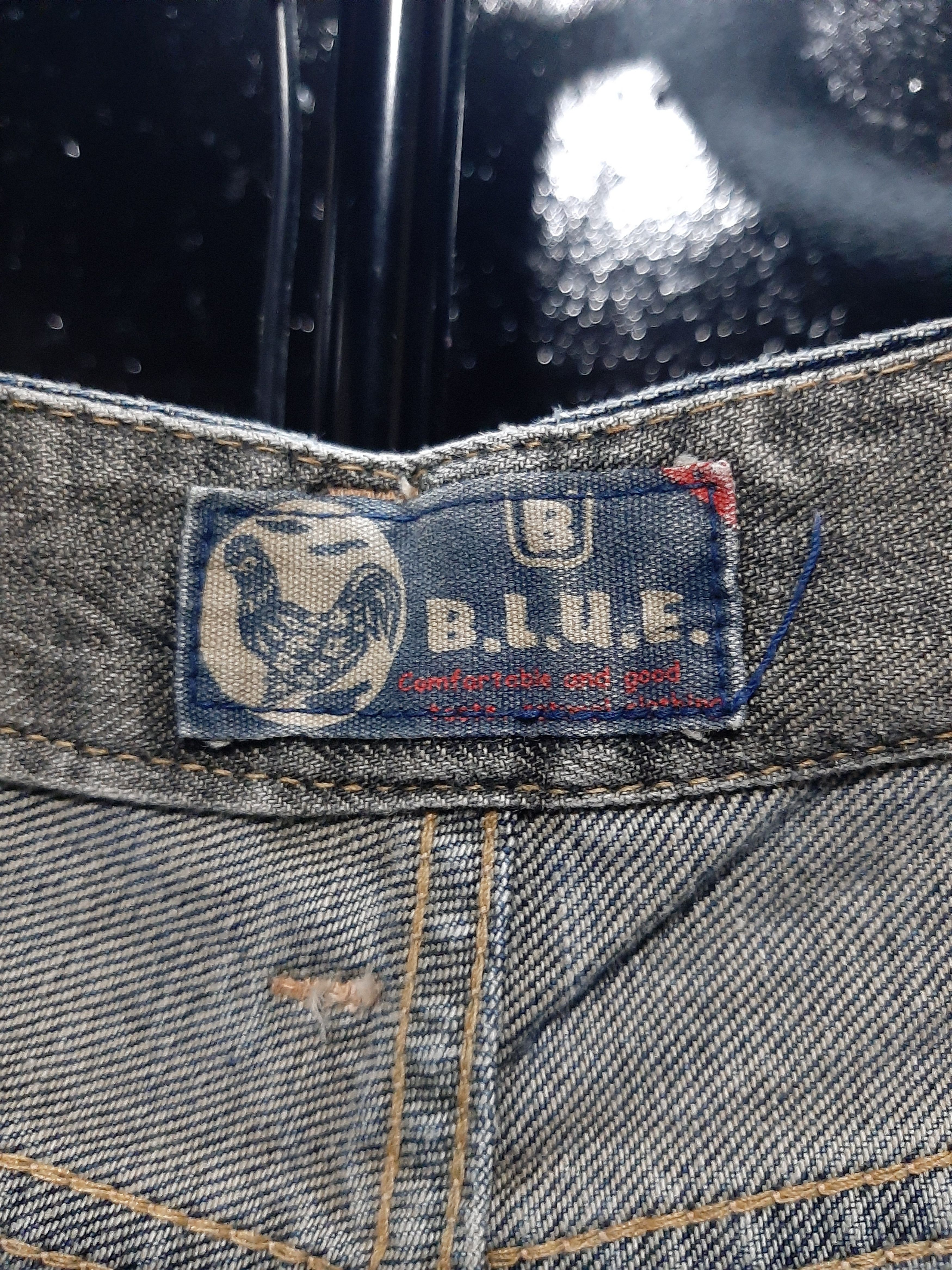 Blue Blue Japan BLUE JAPAN 🇯🇵 DISTRESED SIDE POCKET CARGO DENIM STYLE Size US 30 / EU 46 - 6 Thumbnail