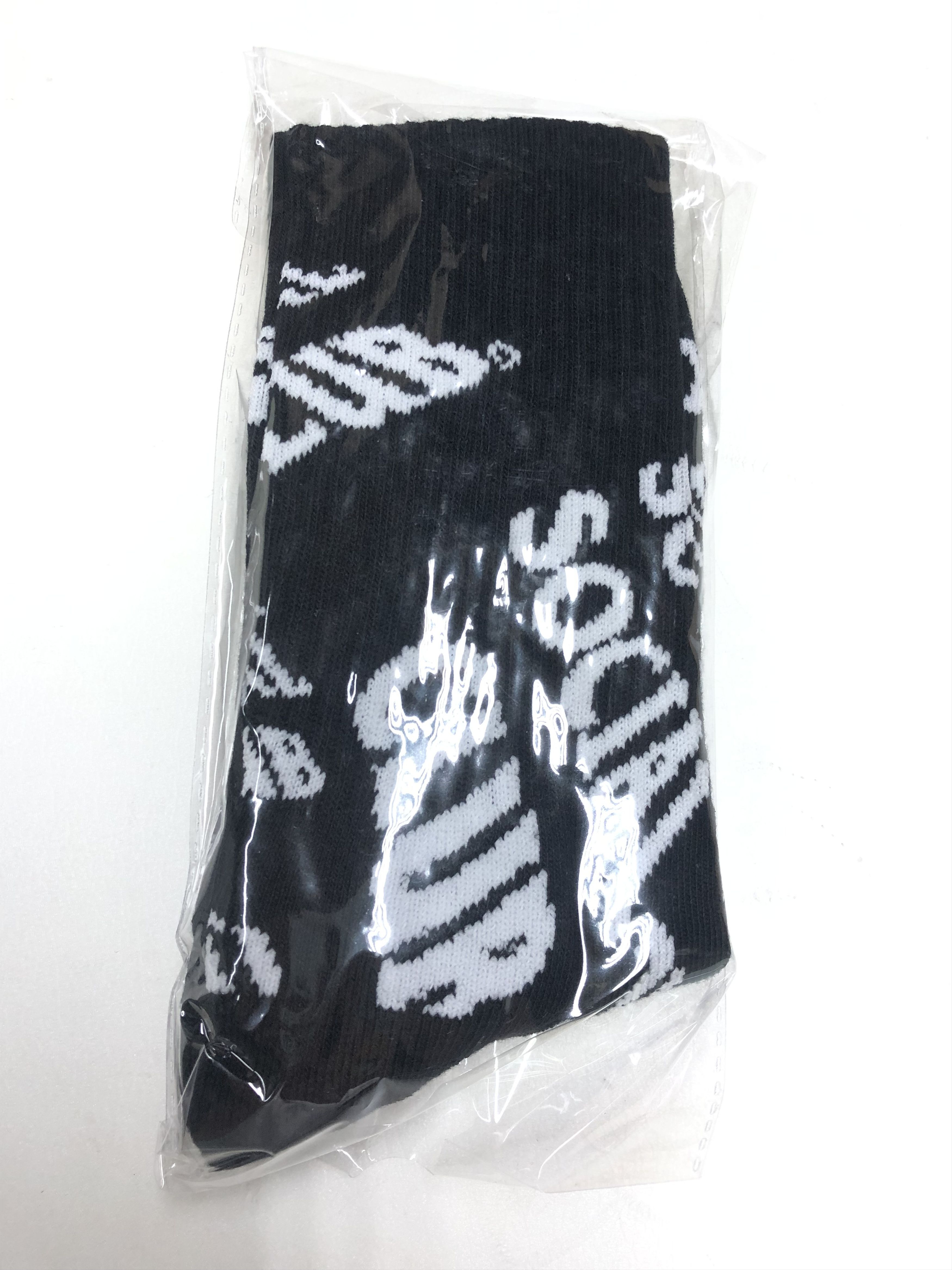 Anti Social Social Club DS SS21 ASSC White Logo No Drama Black socks BAPE KITH KAWS Size ONE SIZE - 5 Thumbnail
