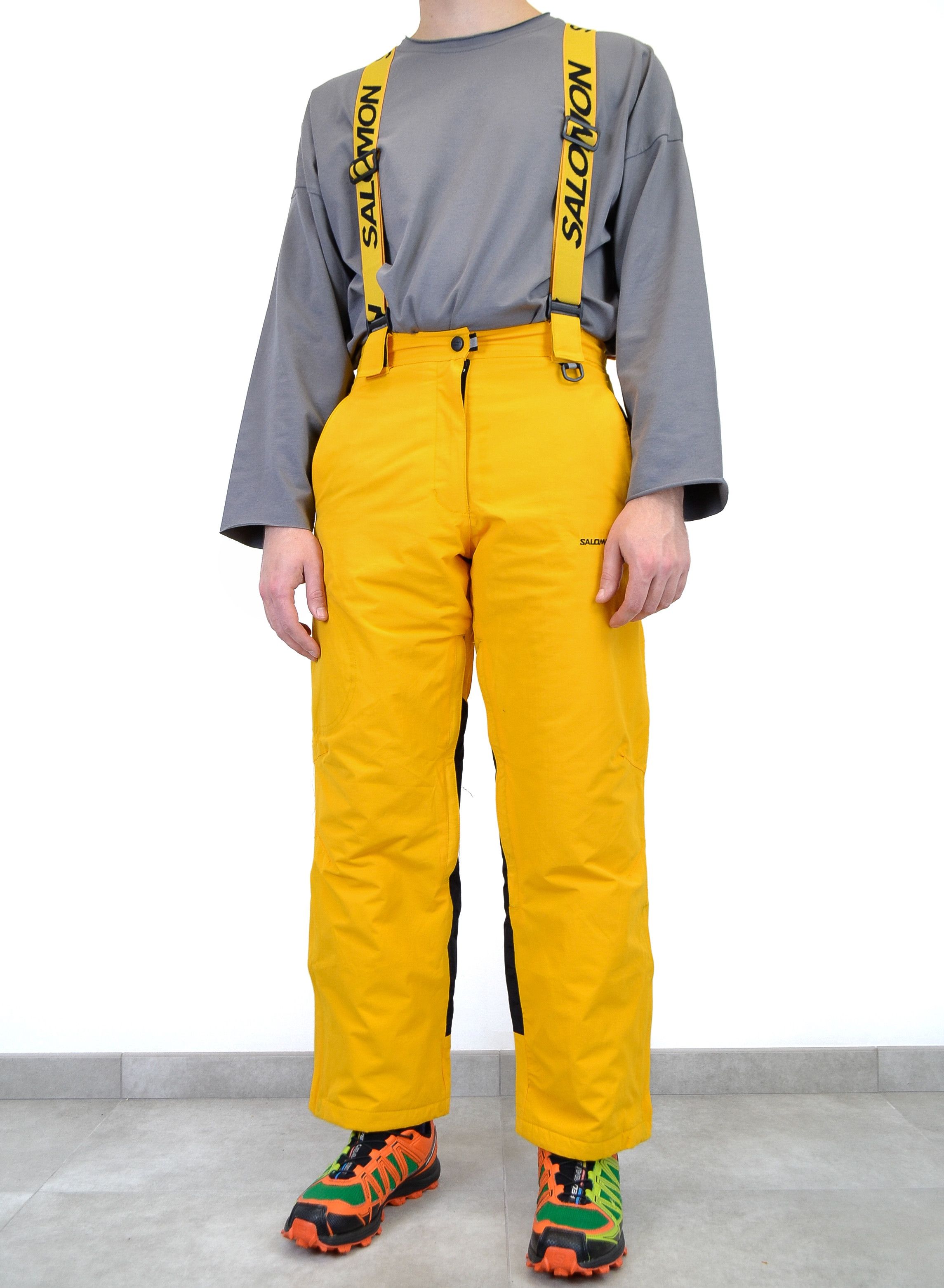 Salomon × Vintage Salomon Ski Snowboards Overalls Pants Size US 30 / EU 46 - 2 Thumbnail