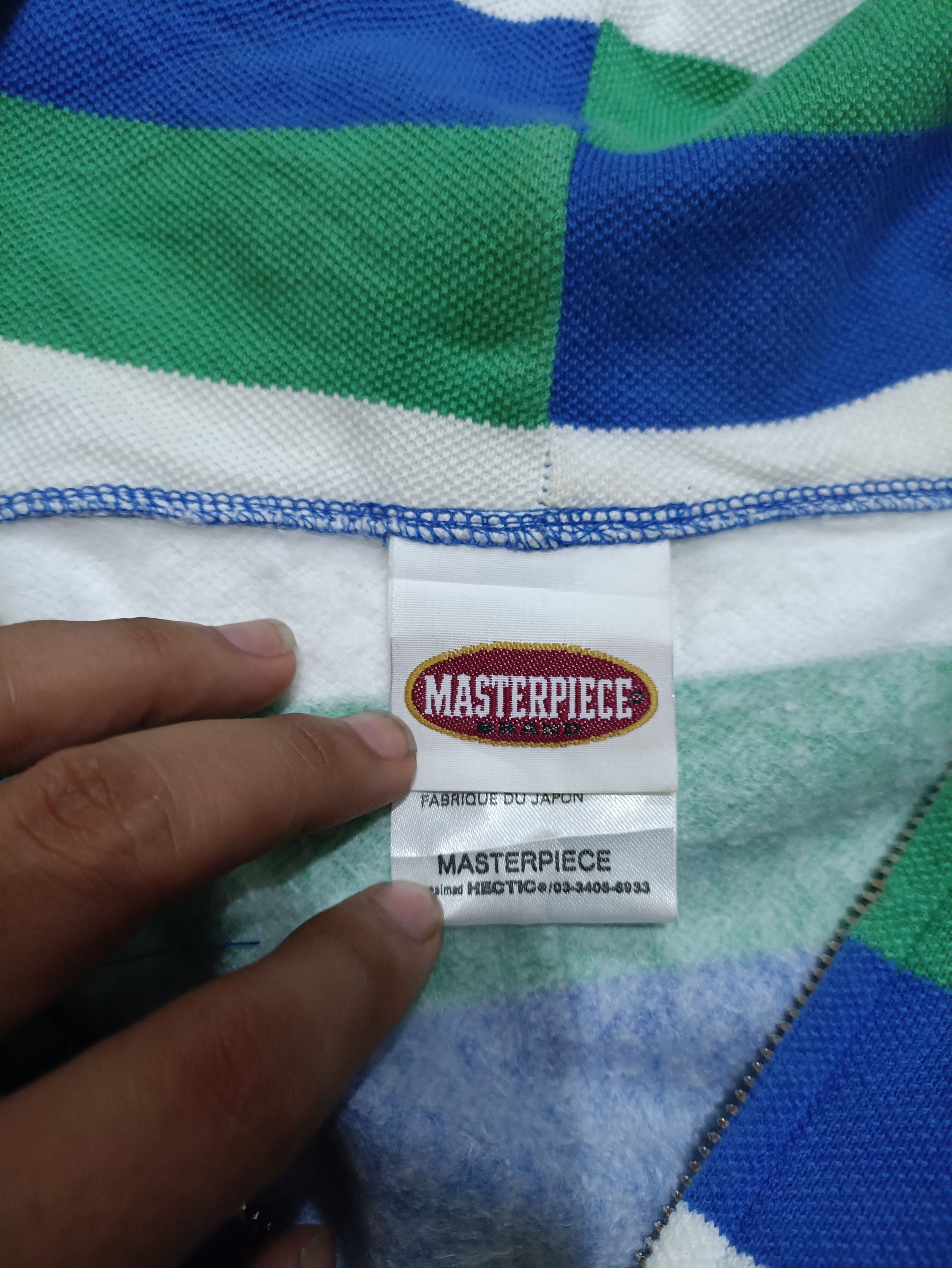 MasterPiece MASTERPIECE REALMAD HECTIC STRIPE FULLZIPHOODIE Size US L / EU 52-54 / 3 - 8 Thumbnail