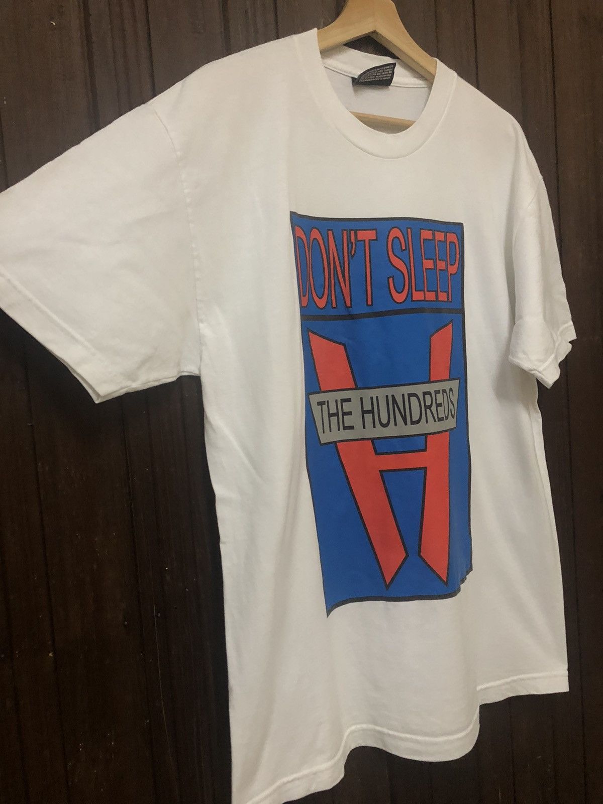 The Hundreds × Vintage Vintage The Hundreds Big Logo Dont Sleep Nice Tee Shirt Size US L / EU 52-54 / 3 - 5 Thumbnail