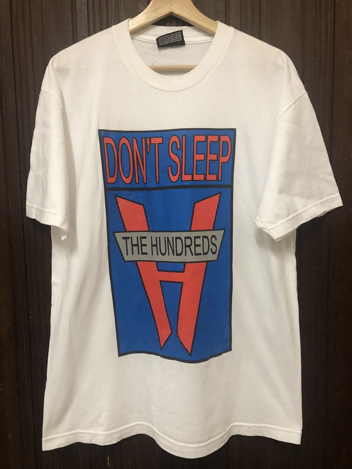 The Hundreds × Vintage Vintage The Hundreds Big Logo Dont Sleep Nice Tee Shirt Size US L / EU 52-54 / 3 - 1 Thumbnail