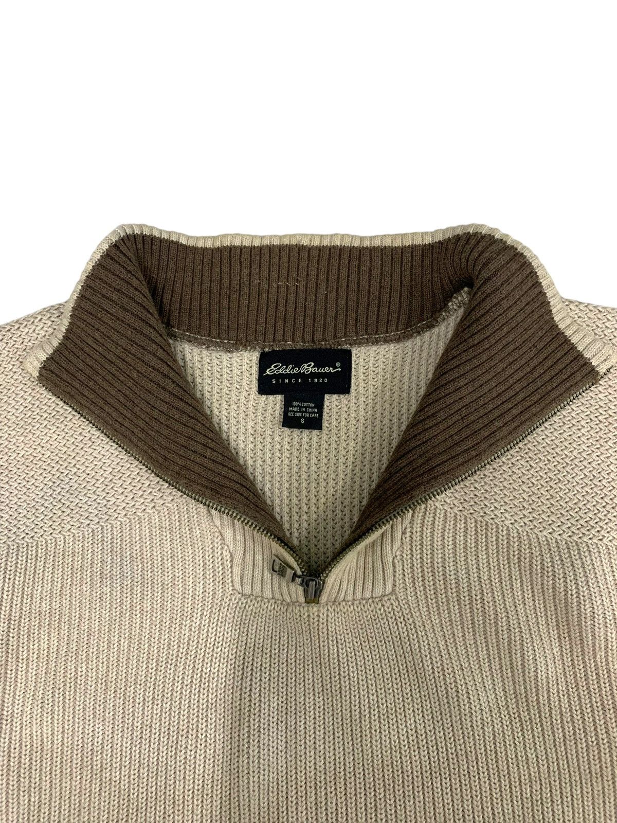 Eddie Bauer Vintage 90s Eddie Bauer Half Zipper Knitwear Size US M / EU 48-50 / 2 - 6 Thumbnail