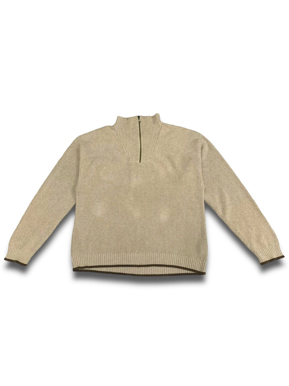 Eddie Bauer Vintage 90s Eddie Bauer Half Zipper Knitwear Size US M / EU 48-50 / 2 - 5 Thumbnail