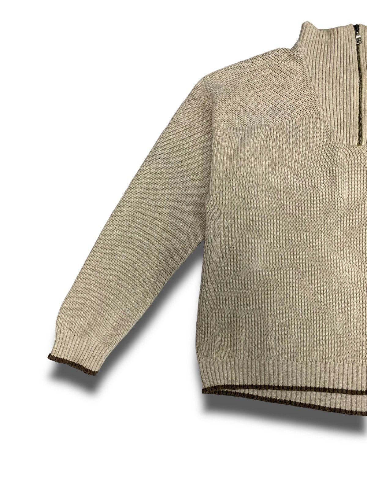 Eddie Bauer Vintage 90s Eddie Bauer Half Zipper Knitwear Size US M / EU 48-50 / 2 - 2 Thumbnail