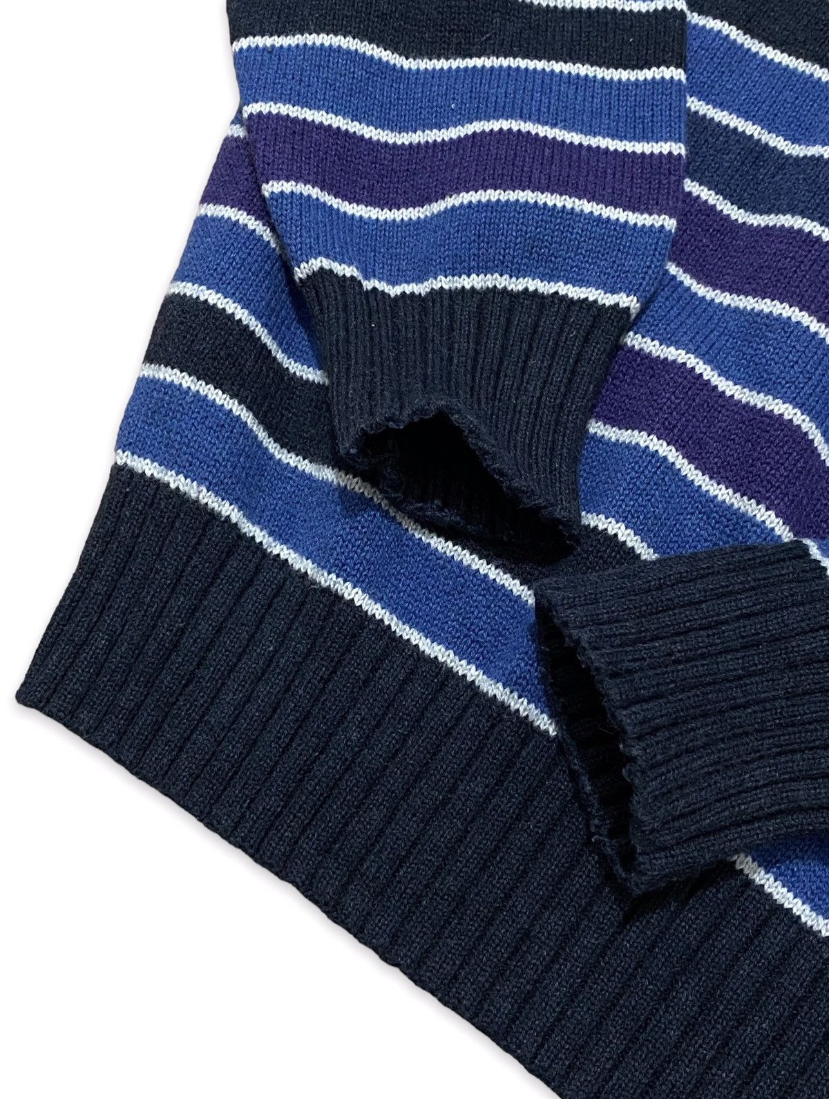 Lacoste Vintage Lacoste Striped Sweater Made In France Size US XXL / EU 58 / 5 - 5 Thumbnail