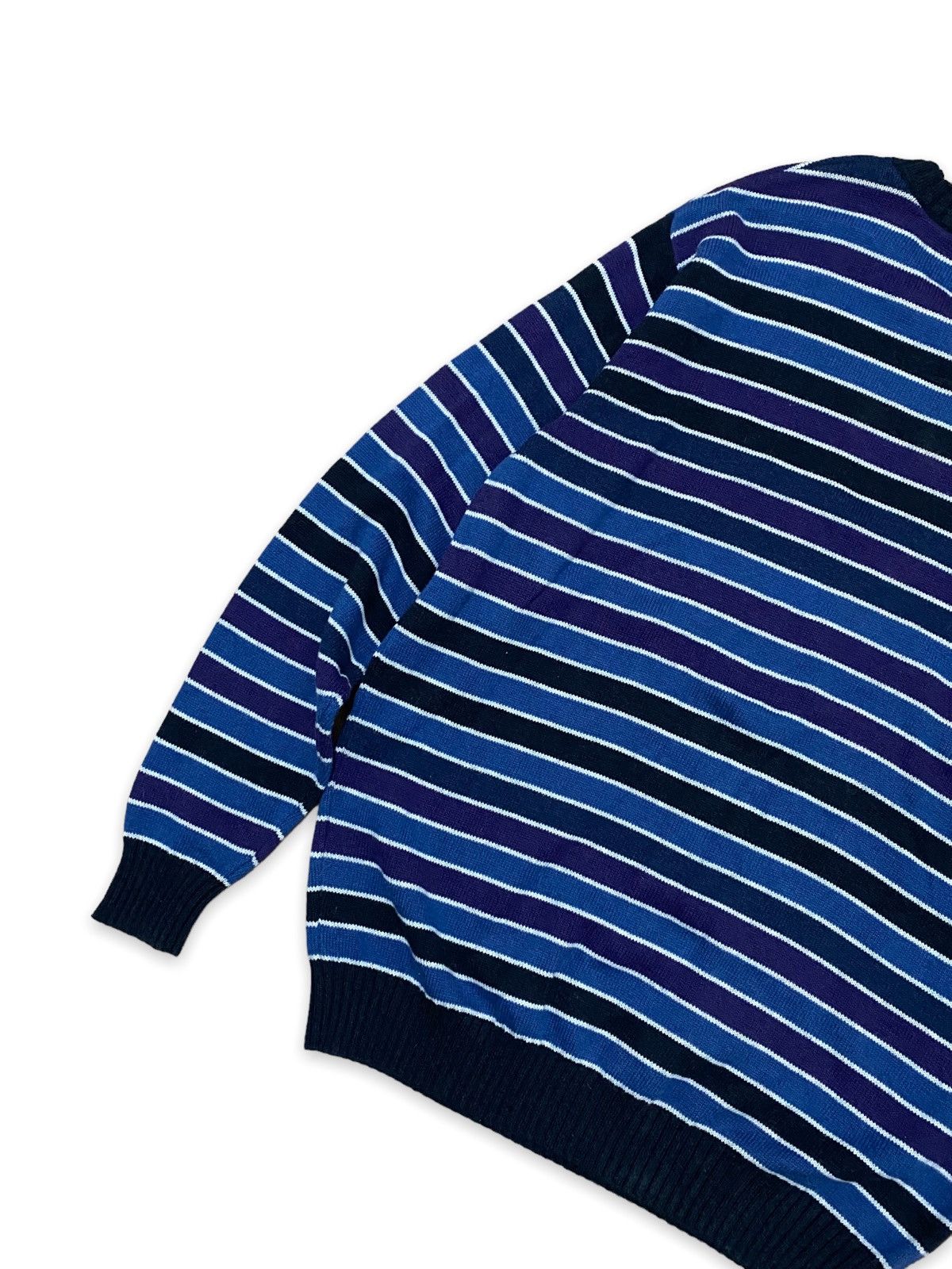 Lacoste Vintage Lacoste Striped Sweater Made In France Size US XXL / EU 58 / 5 - 7 Thumbnail