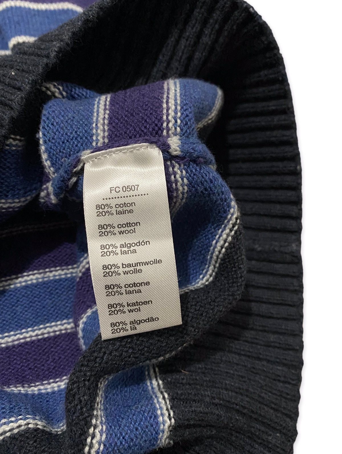 Lacoste Vintage Lacoste Striped Sweater Made In France Size US XXL / EU 58 / 5 - 11 Thumbnail