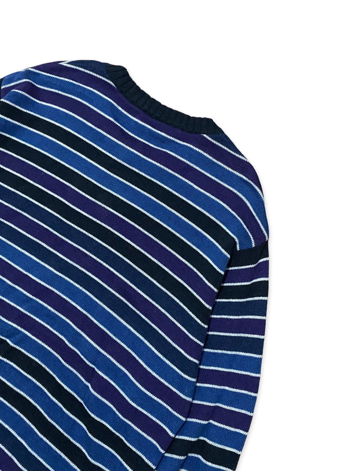 Lacoste Vintage Lacoste Striped Sweater Made In France Size US XXL / EU 58 / 5 - 8 Thumbnail