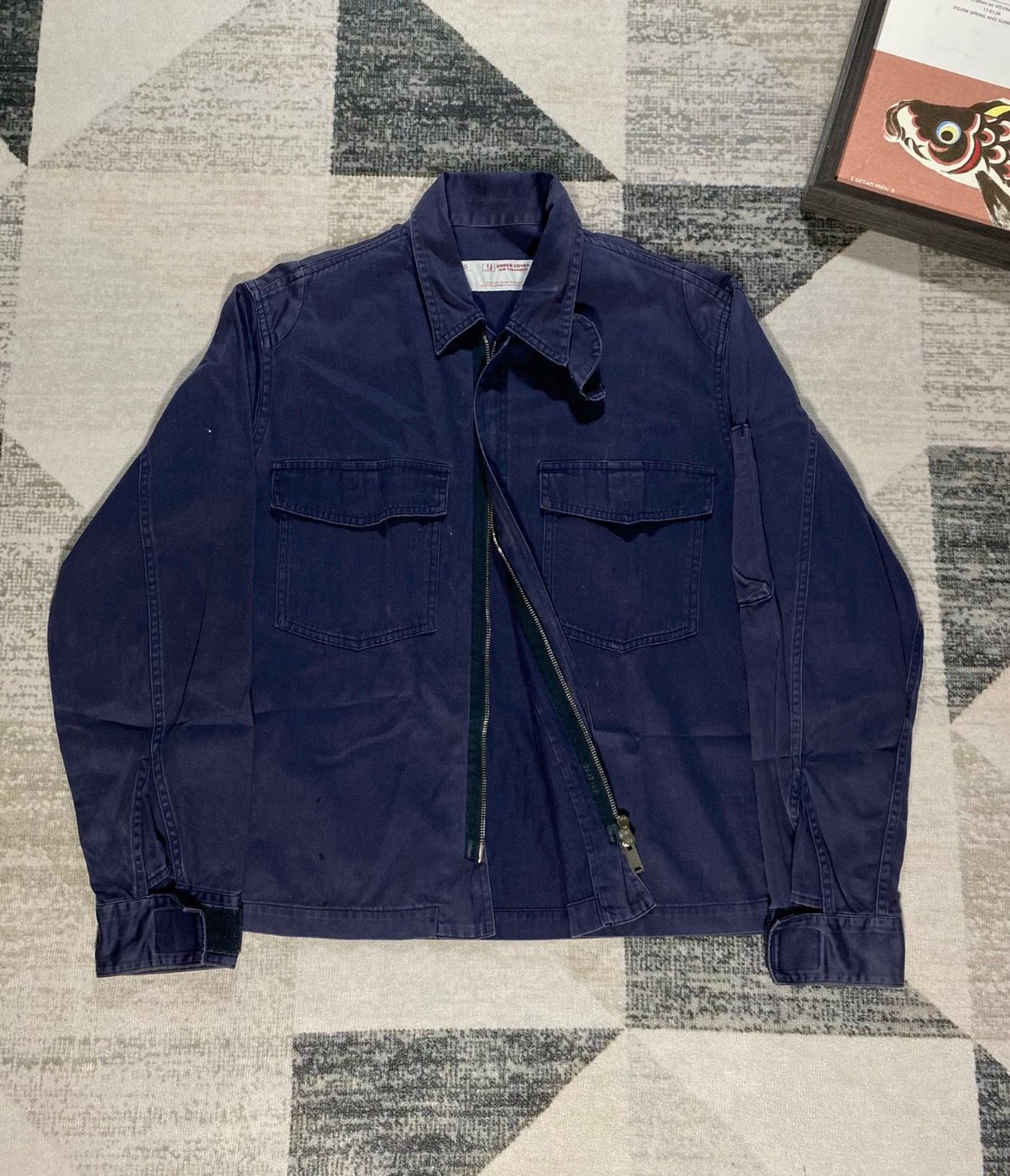 Pre-owned Undercover 99ss Relief Archive Jacket In Navy