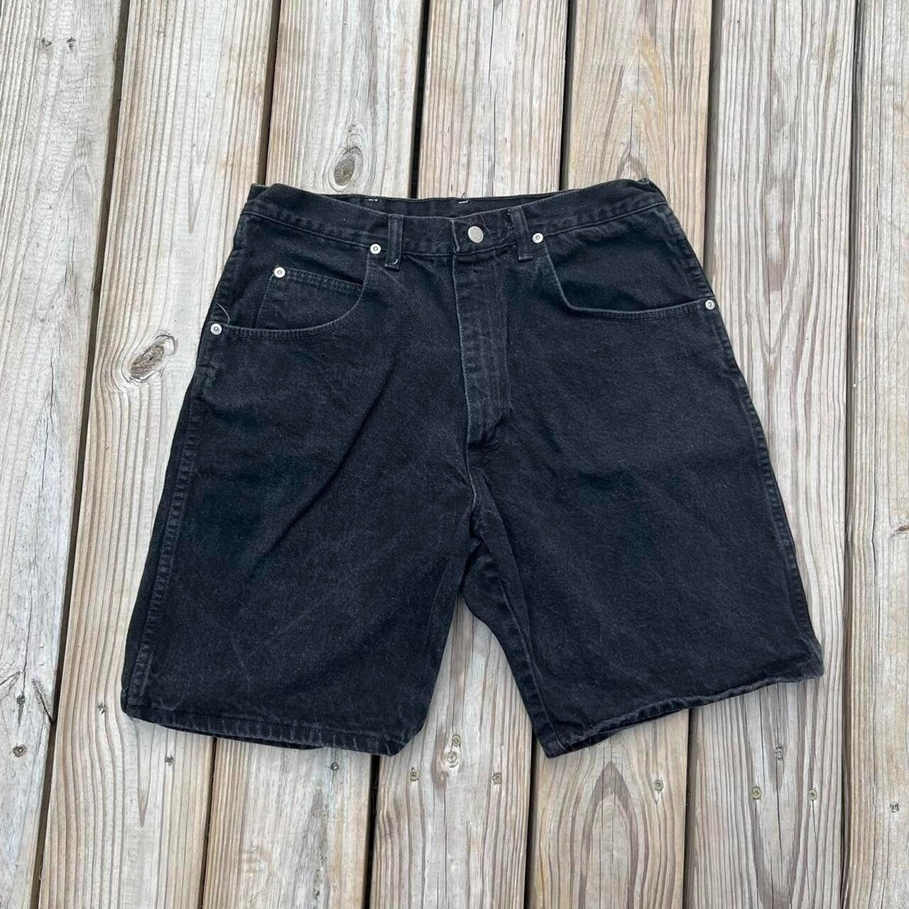 Vintage Vintage Wrangler Jorts Black denim shorts made in USA Size US 32 / EU 48 - 1 Preview