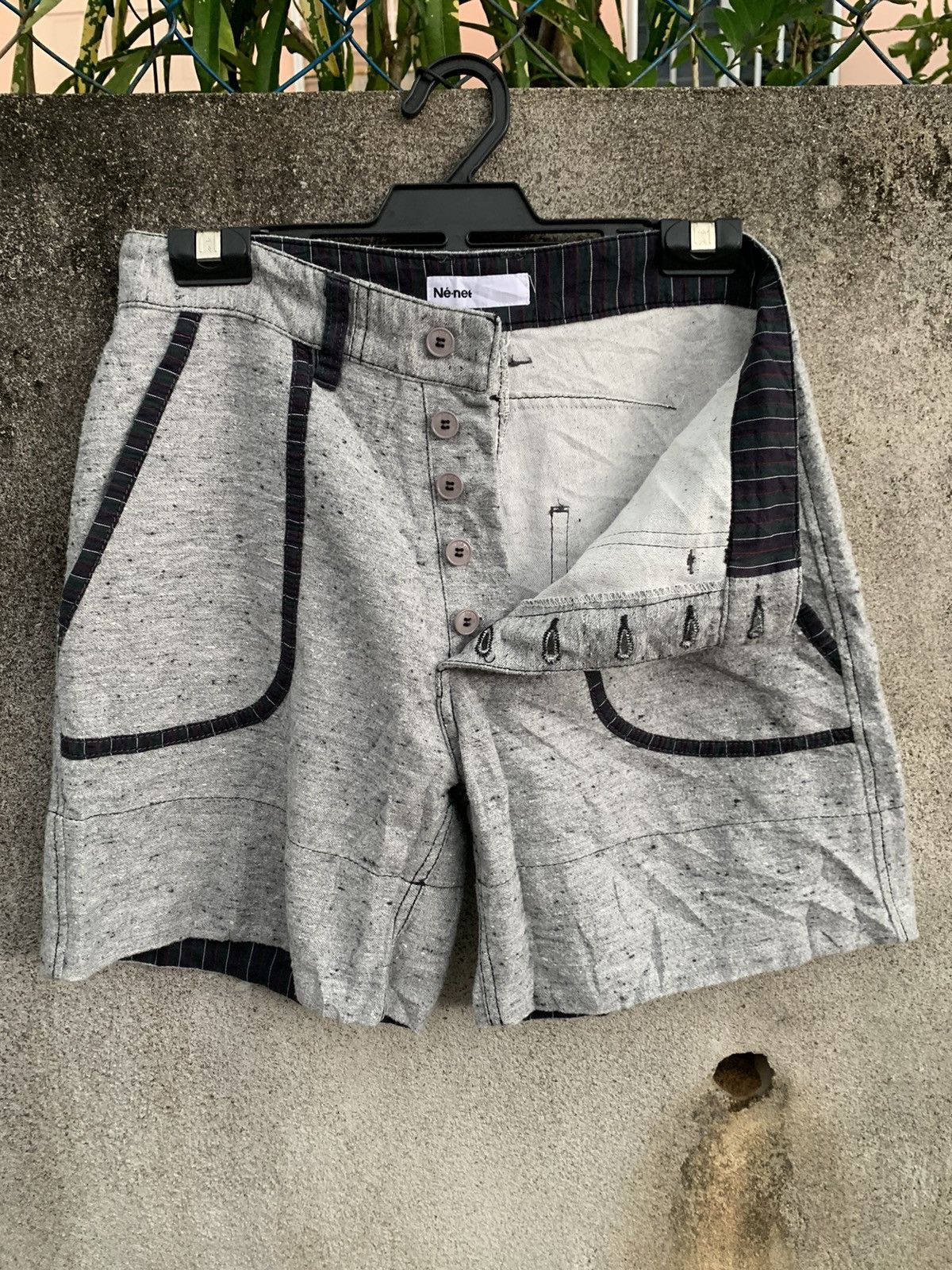 Ne-Net Designer Ne-net by Issey Miyaki Shot Pants Size 28" / US 6 / IT 42 - 3 Thumbnail