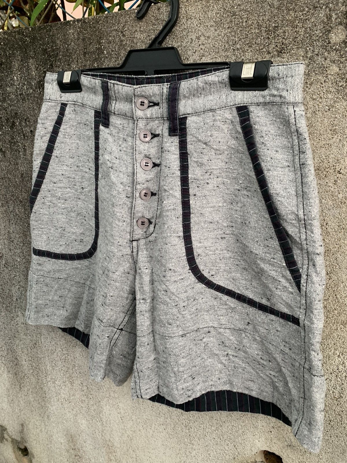 Ne-Net Designer Ne-net by Issey Miyaki Shot Pants Size 28" / US 6 / IT 42 - 2 Thumbnail