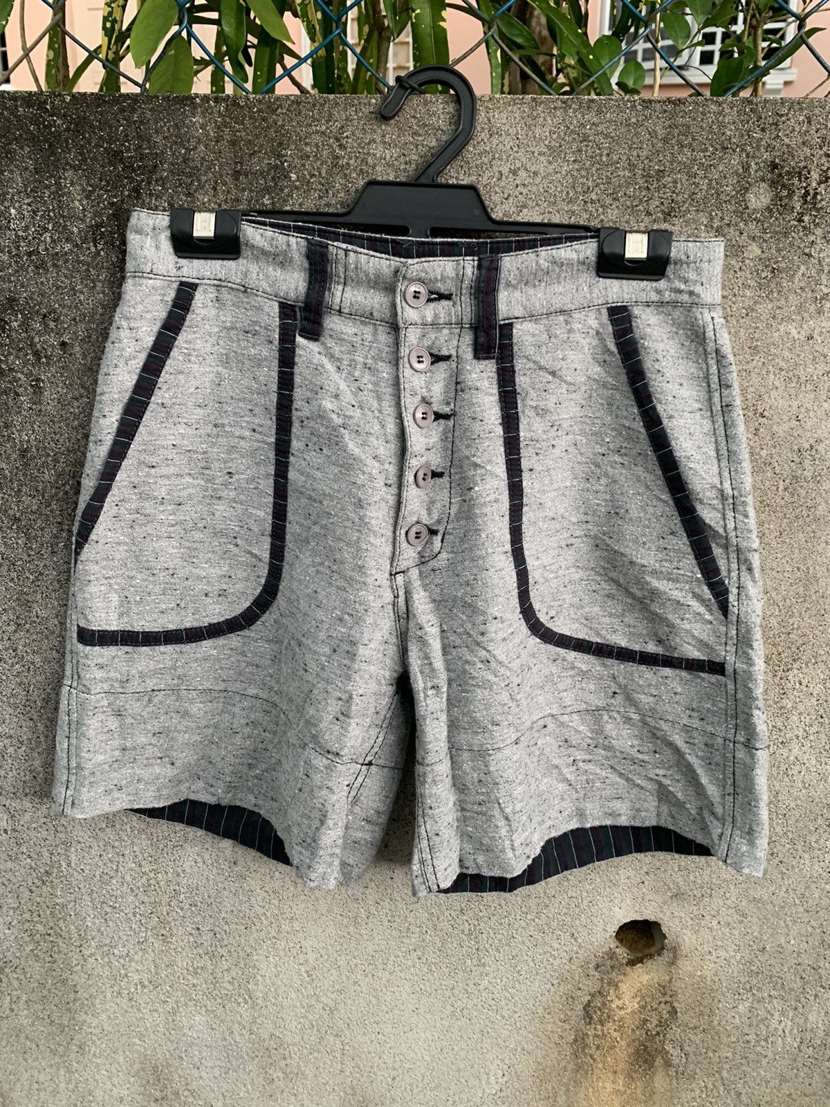 Ne-Net Designer Ne-net by Issey Miyaki Shot Pants Size 28" / US 6 / IT 42 - 1 Thumbnail