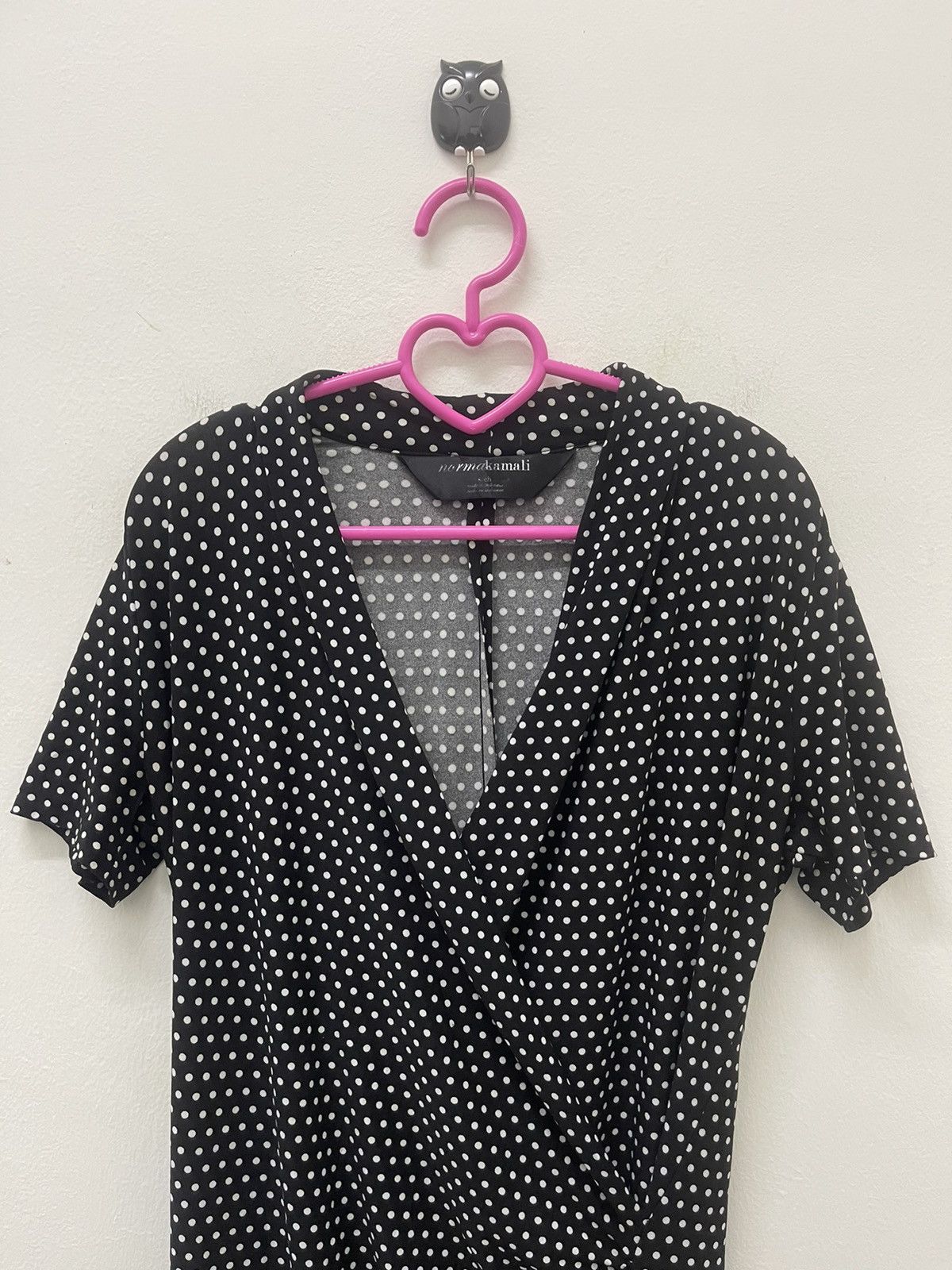 Norma Kamali Rare NORMA KAMALI Polka Dot Full All Over Size S / US 4 / IT 40 - 3 Thumbnail
