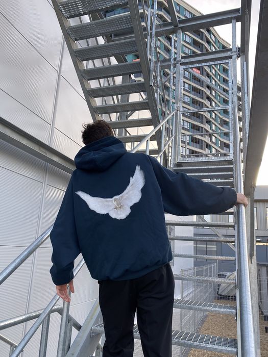 Gap DS Yeezy Gap Dove Shrunken Hoodie by Balenciaga | Grailed