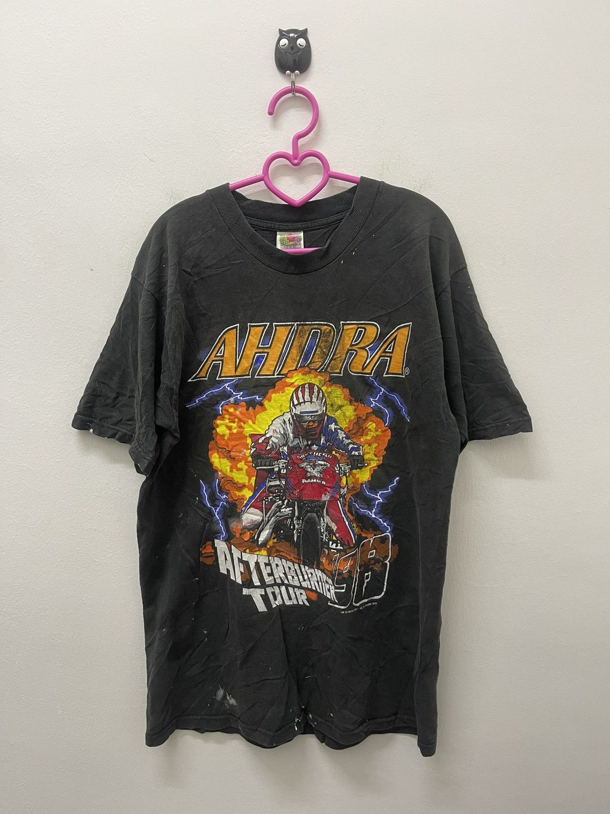 Band Tees Rare Vintage AHDRA Afterburner Tour 1998 Thunder Tee Size US M / EU 48-50 / 2 - 1 Thumbnail