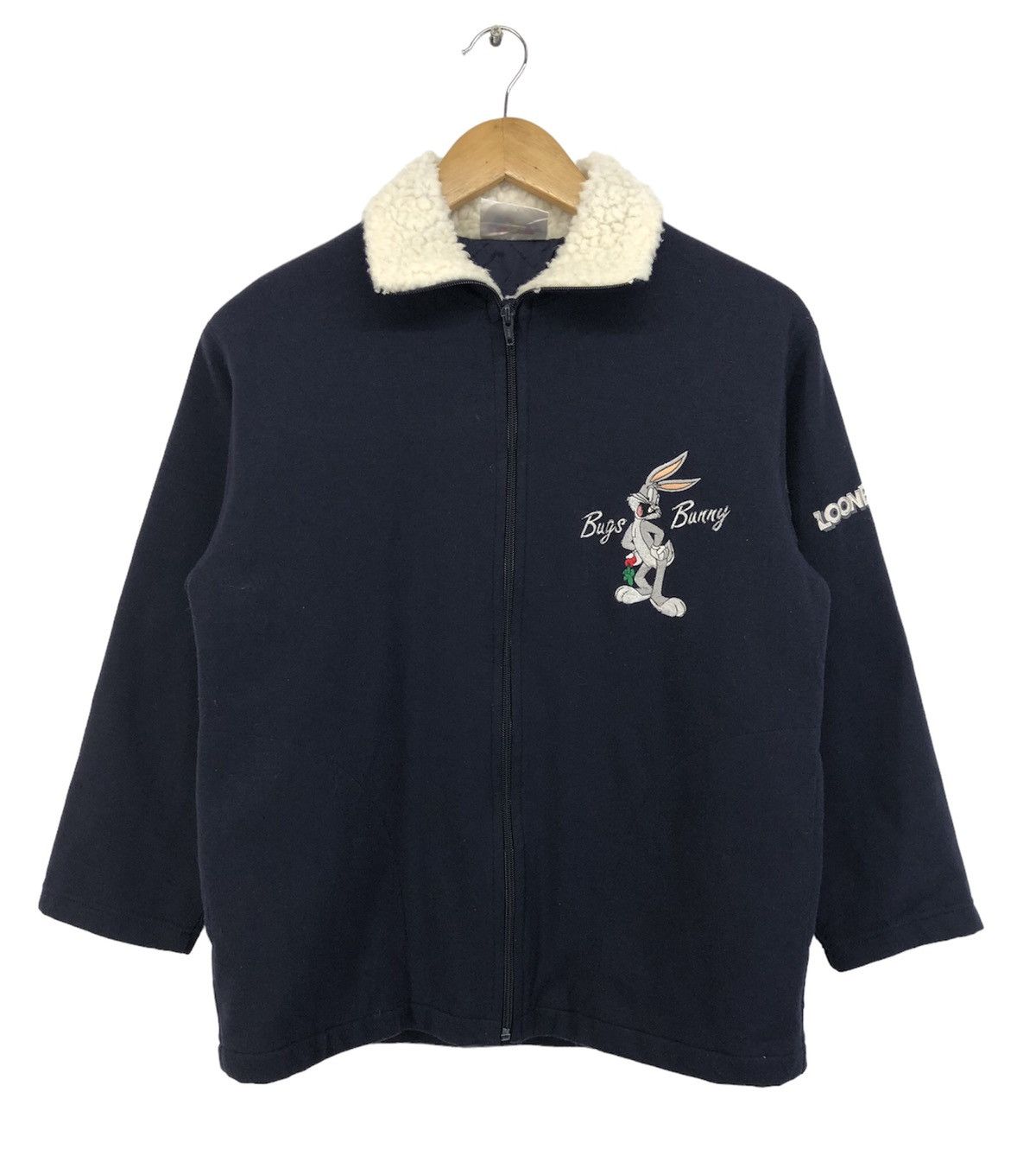 Warner Bros Vintage Looney Tunes Bugs Bunnys Big Logo Jacket Size US S / EU 44-46 / 1 - 1 Thumbnail