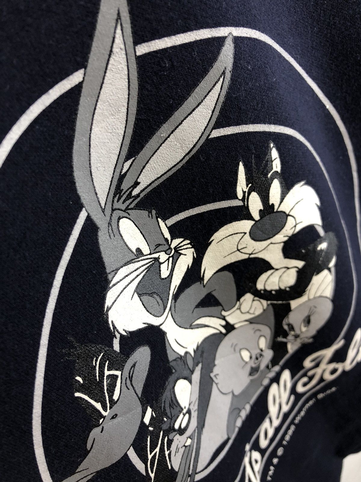 Warner Bros Vintage Looney Tunes Bugs Bunnys Big Logo Jacket Size US S / EU 44-46 / 1 - 9 Thumbnail