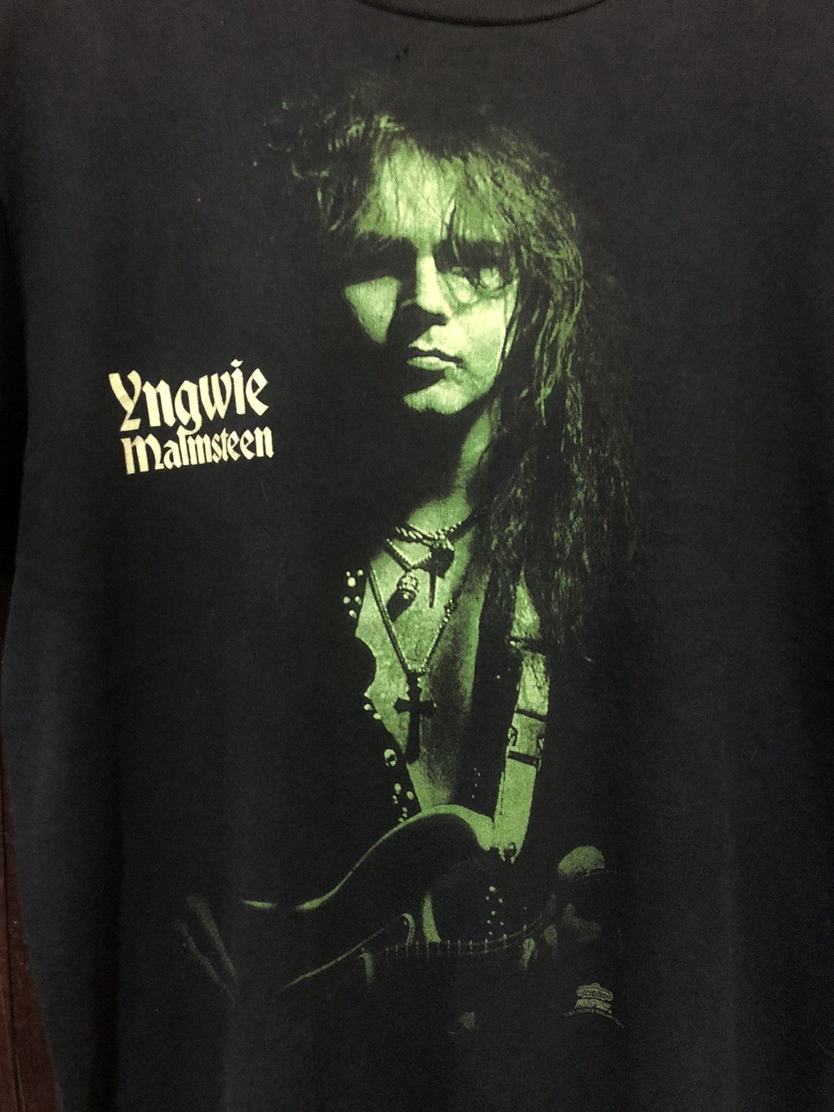 Band Tees × Vintage Vintage 90s Yngwie Malmsteen ‘Forever One’ Rare T Shirt Size US M / EU 48-50 / 2 - 2 Thumbnail
