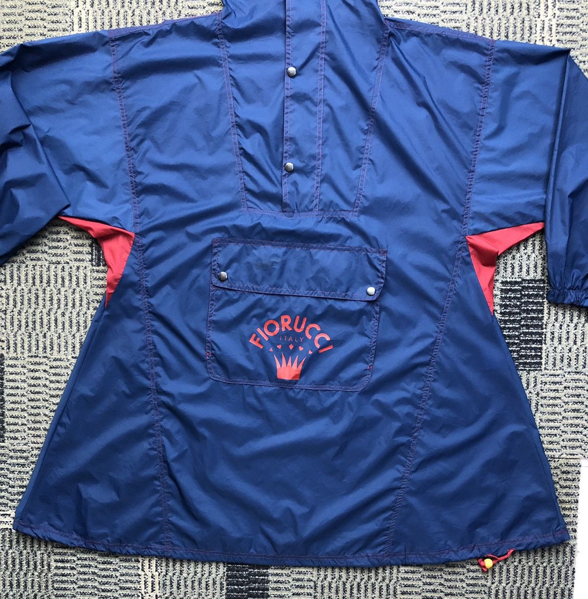 Vintage Vintage Fiorucci Italy Raincoat/Poncho Jacket Size US XXL / EU 58 / 5 - 4 Thumbnail