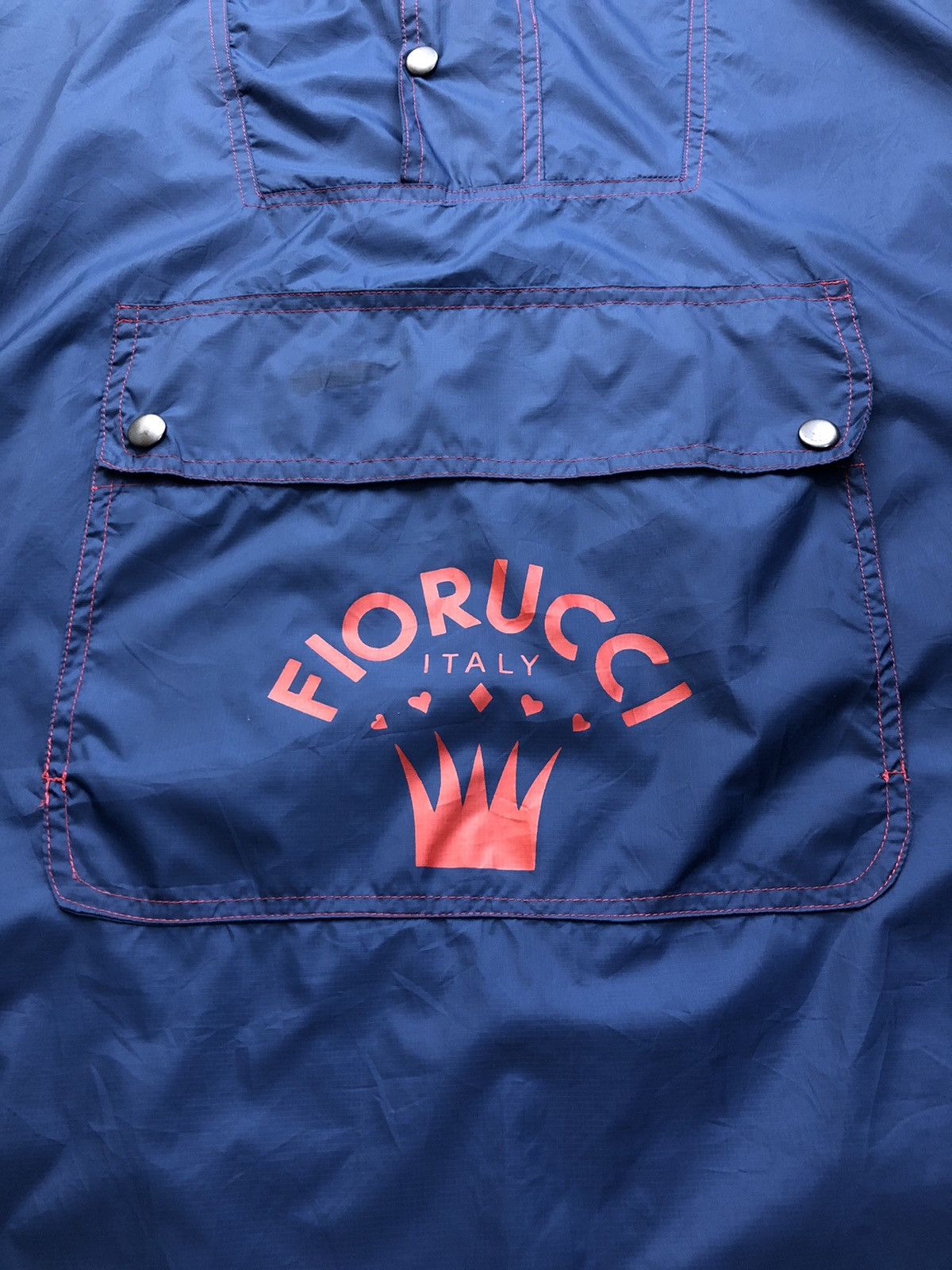 Vintage Vintage Fiorucci Italy Raincoat/Poncho Jacket Size US XXL / EU 58 / 5 - 6 Thumbnail