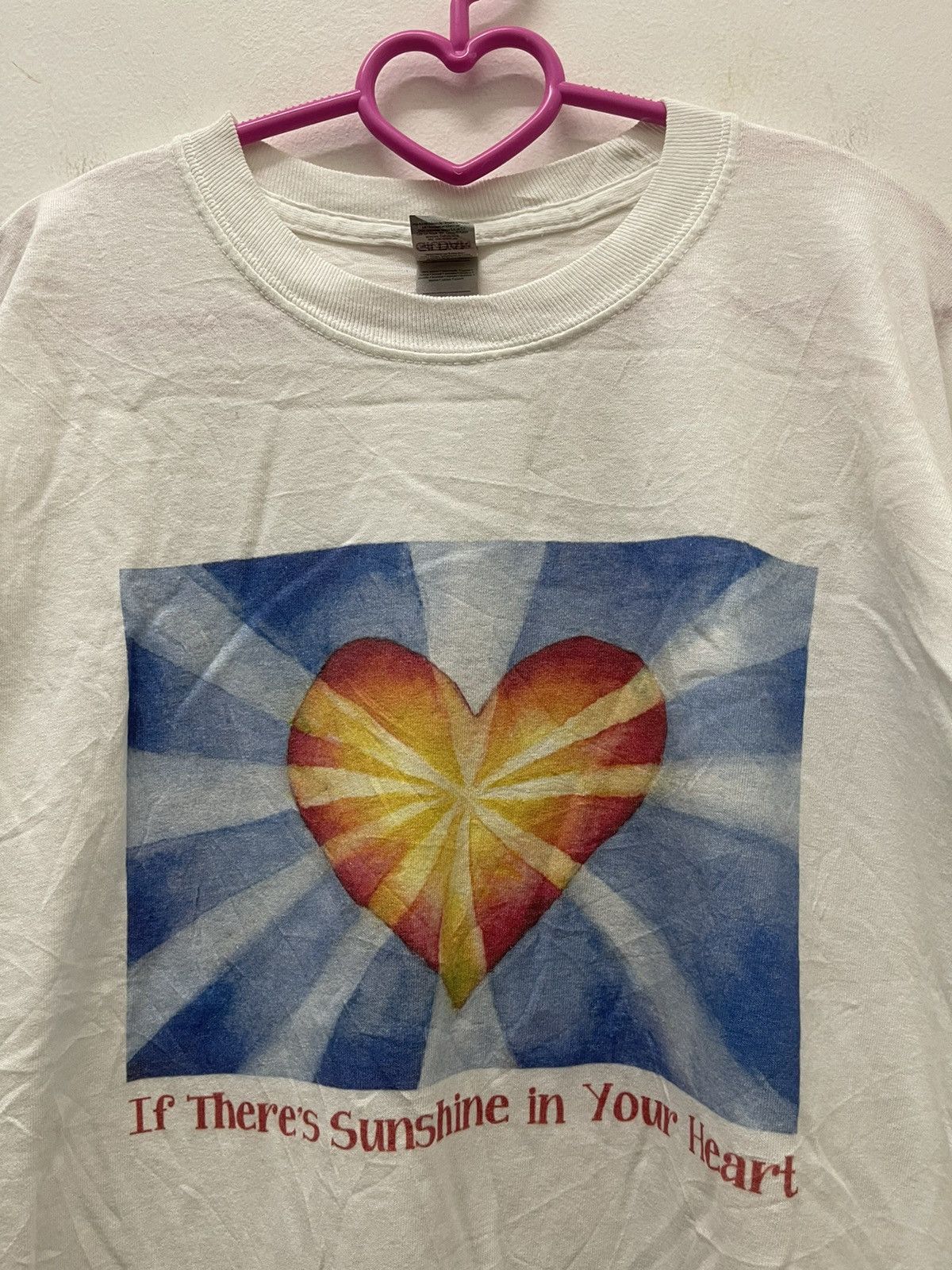 Band Tees Rare Vintage IF THERE’S SUNSHINE IN YOUR HEART Tee Size US L / EU 52-54 / 3 - 2 Thumbnail