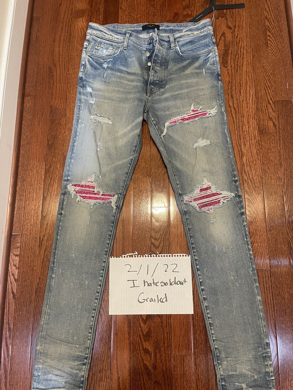 Amiri Mx1 Pink