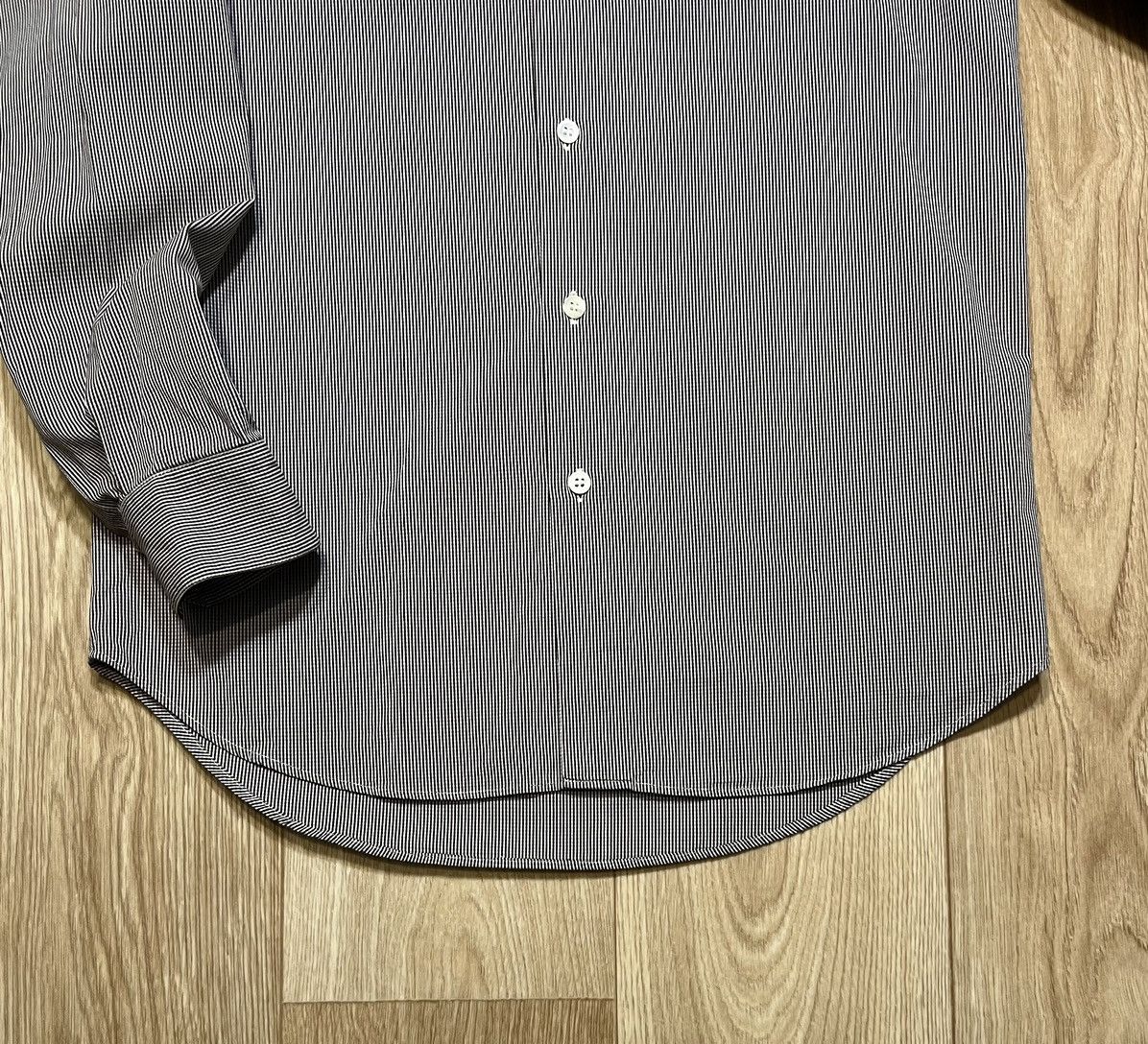 A.P.C. × Vintage A.P.C Rue Madame Paris With Removable Collar Shirt Size US S / EU 44-46 / 1 - 5 Thumbnail