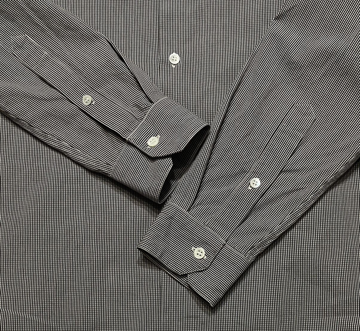 A.P.C. × Vintage A.P.C Rue Madame Paris With Removable Collar Shirt Size US S / EU 44-46 / 1 - 6 Thumbnail