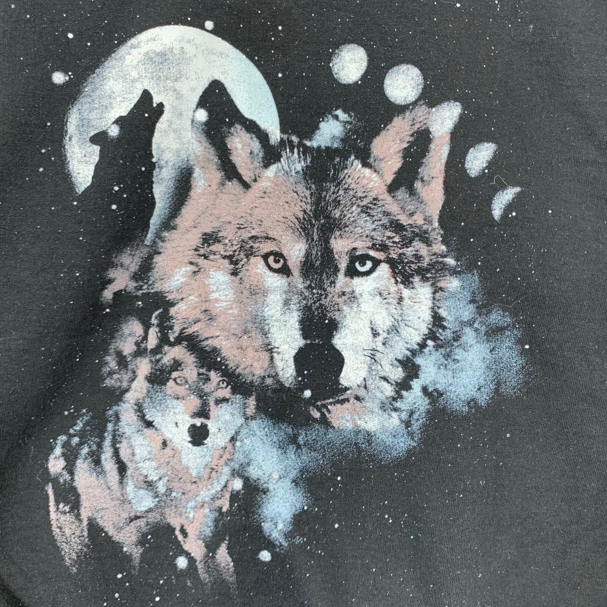 Habitat × Vintage Vintage Wolf In The Dark Pullover Jumpers Crewneck Size US XS / EU 42 / 0 - 3 Thumbnail