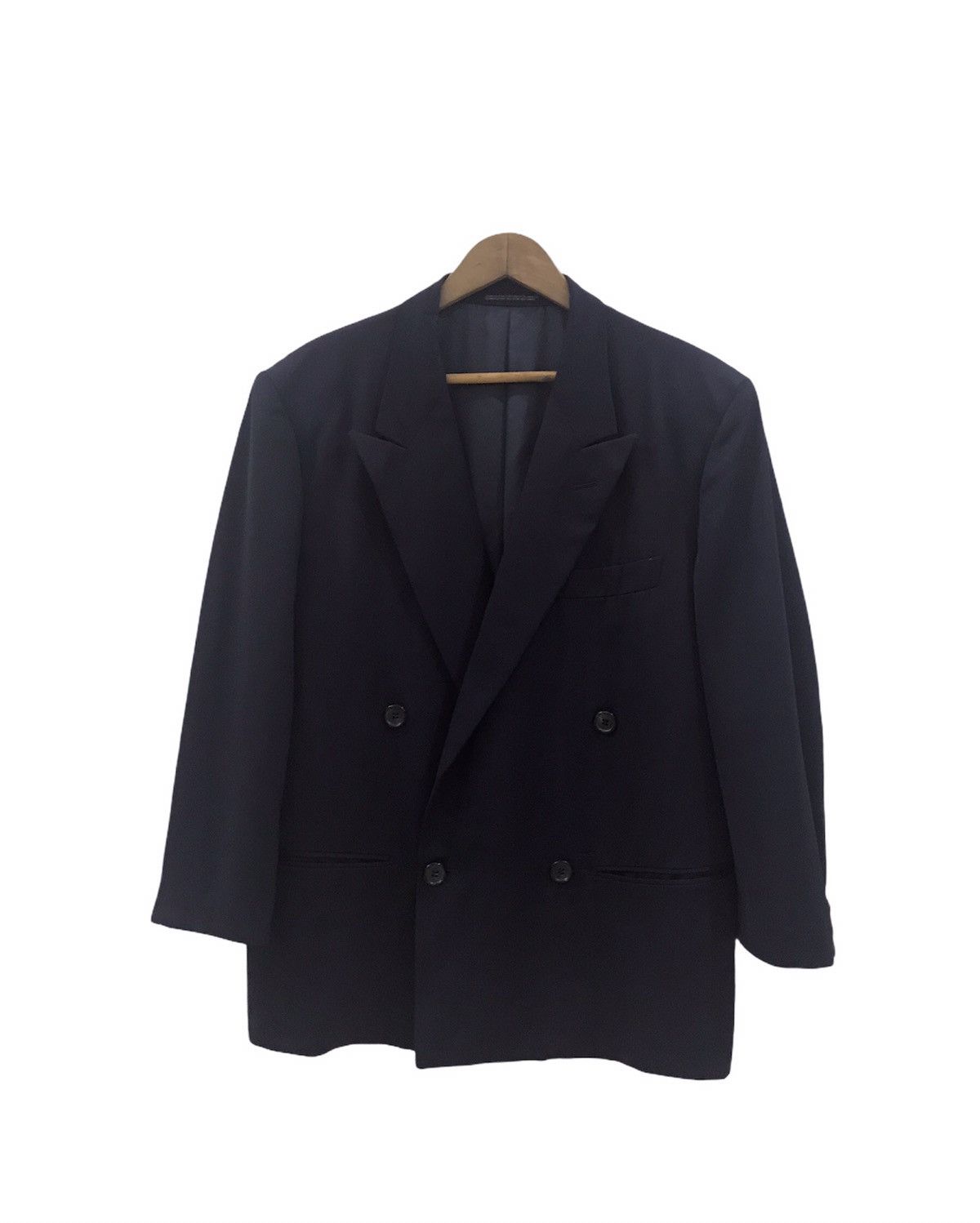 Yohji Yamamoto Y's for men double breast blazer jacket Size US M / EU 48-50 / 2 - 1 Thumbnail