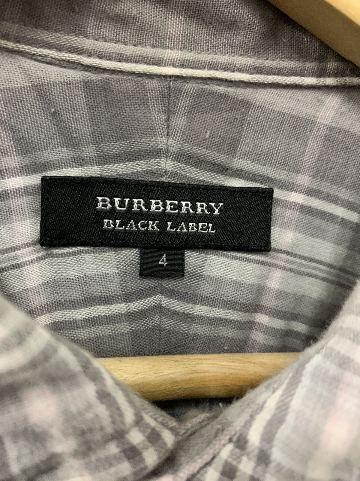 Burberry Burberry Black Label Linen Long Sleeve Shirt Size US M / EU 48-50 / 2 - 3 Thumbnail